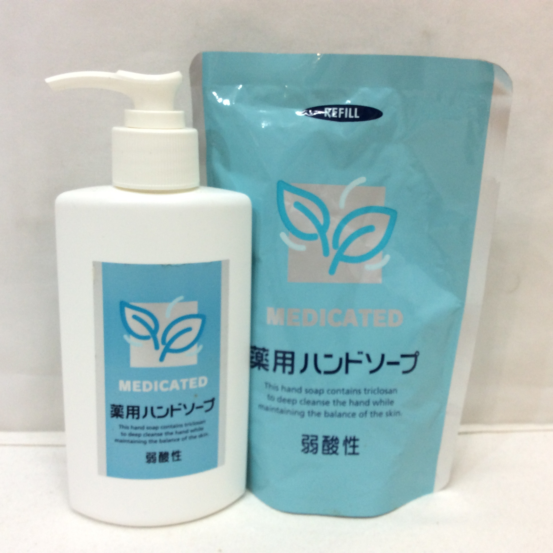 未使用 熊野油脂 薬用ハンドソープ＆詰め替えセット