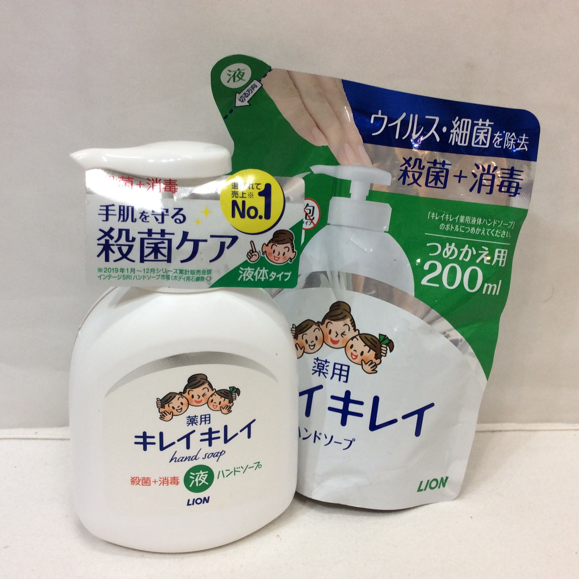 未使用 キレイキレイ薬用ハンドソープ＆詰め替えセット