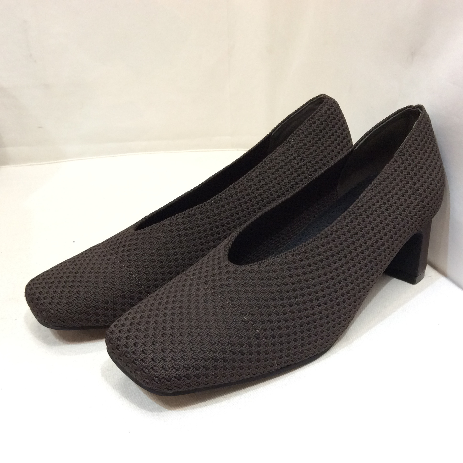 Techichi パンプス  24.0cm  ダークブラウン  美品