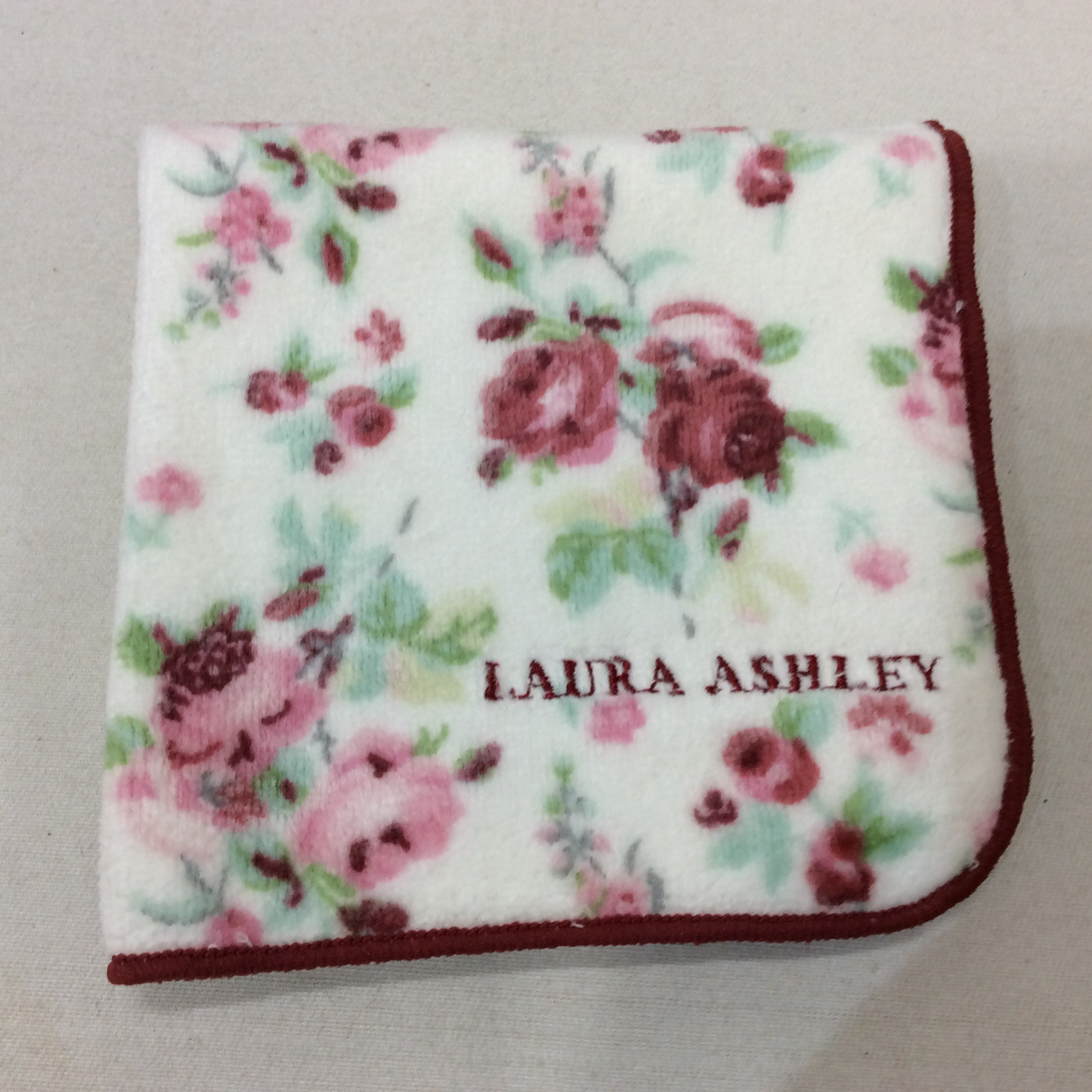 未使用☆ローラアシュレイ タオルハンカチ No,5