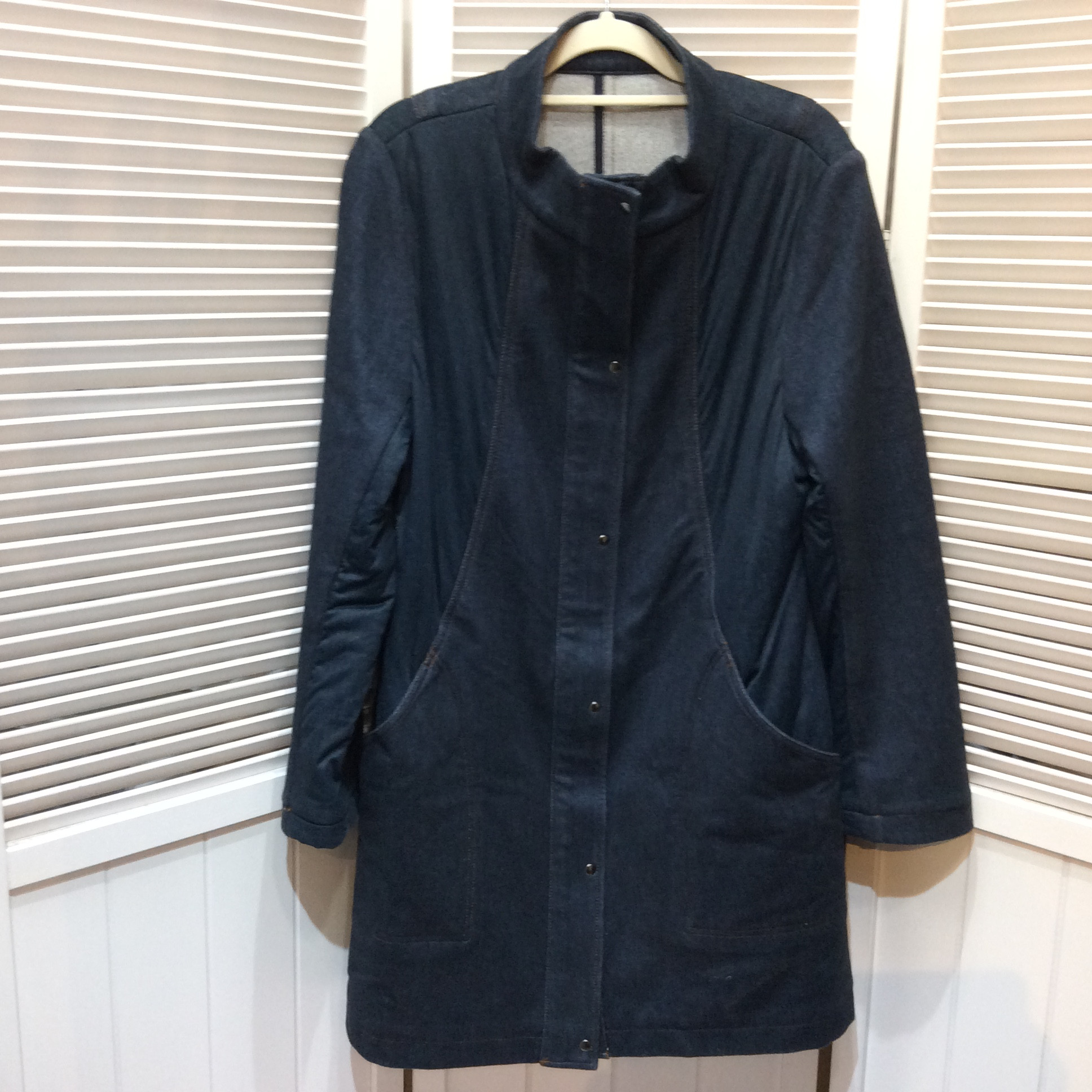 ヒロコビス 超薄型 ダウンコート 13号  デニム風