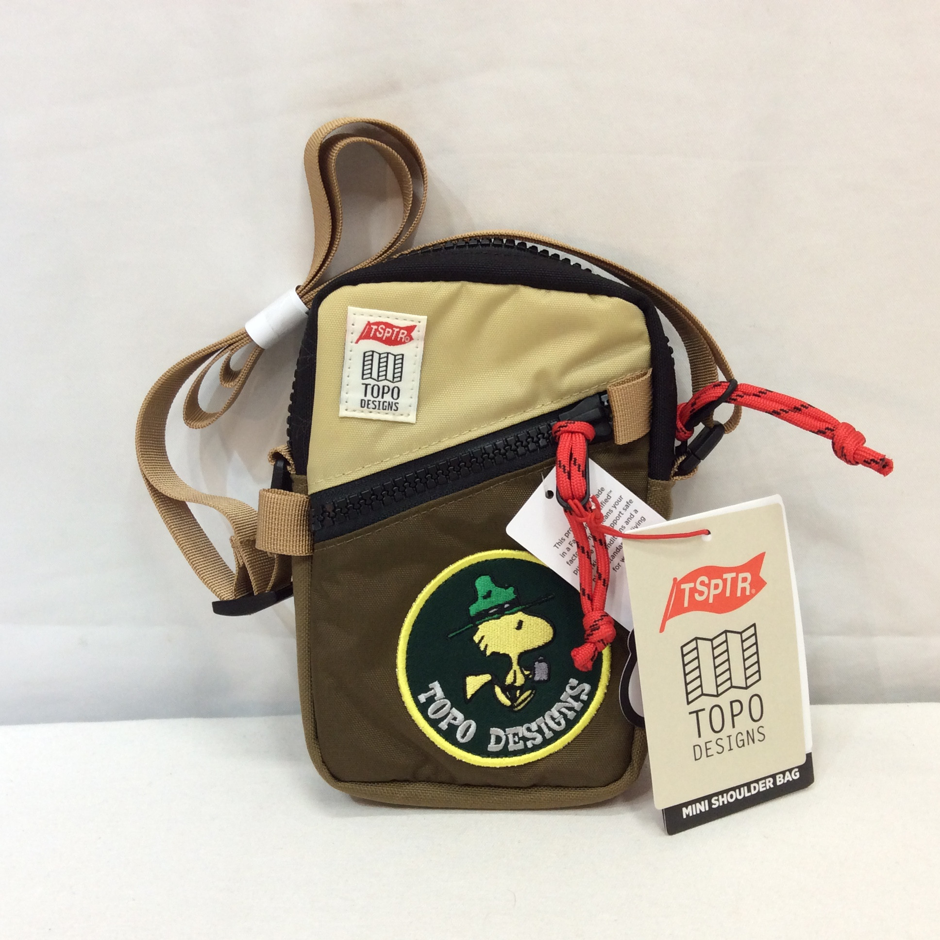 未使用 TOPODESIGNS×ピーナッツコラボ限定品 ミニショルダーバッグ  
