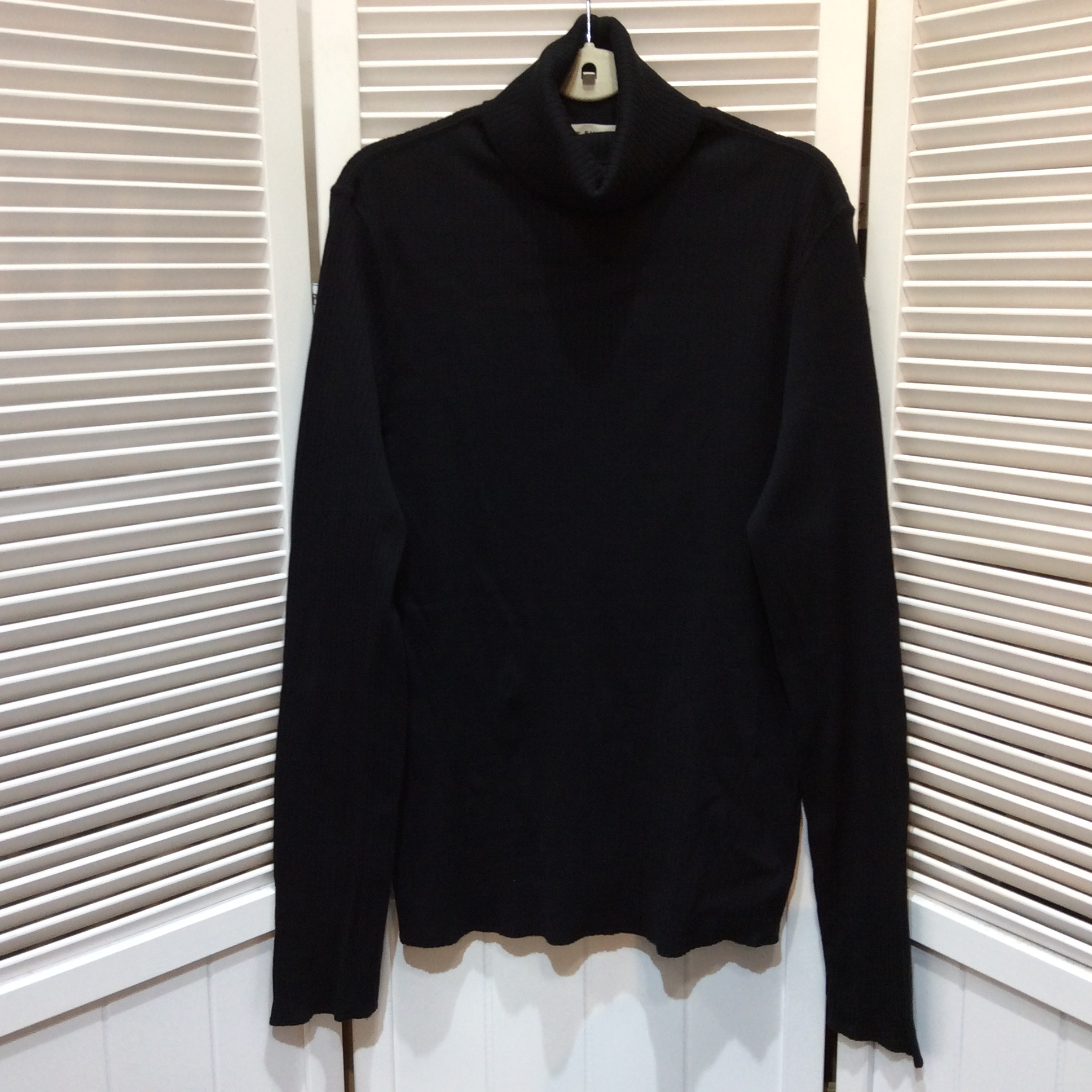 未使用 THE SHINZONE 綿ニット タートルセーター フリーサイズ   ブラック