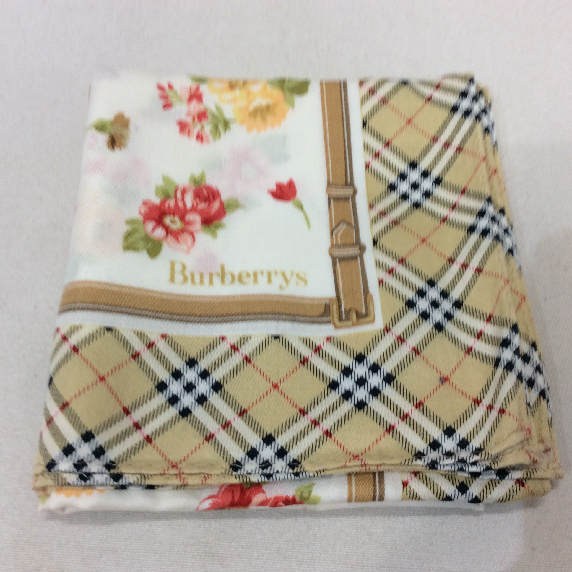 未使用☆バーバリー ハンカチ