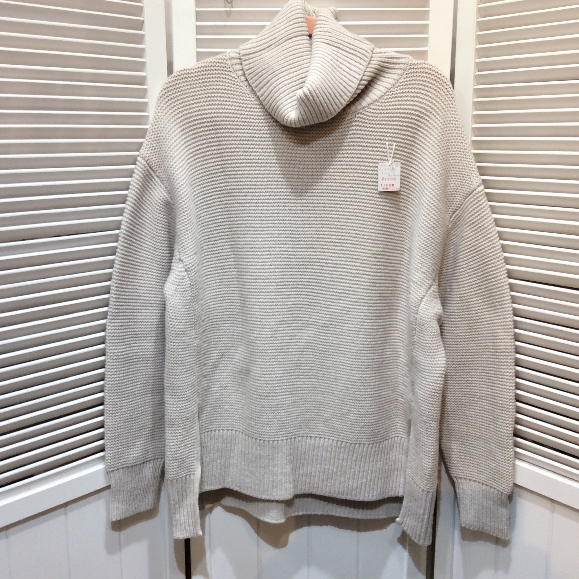 niko and …タートルセーター サイズ3  ライトベージュ