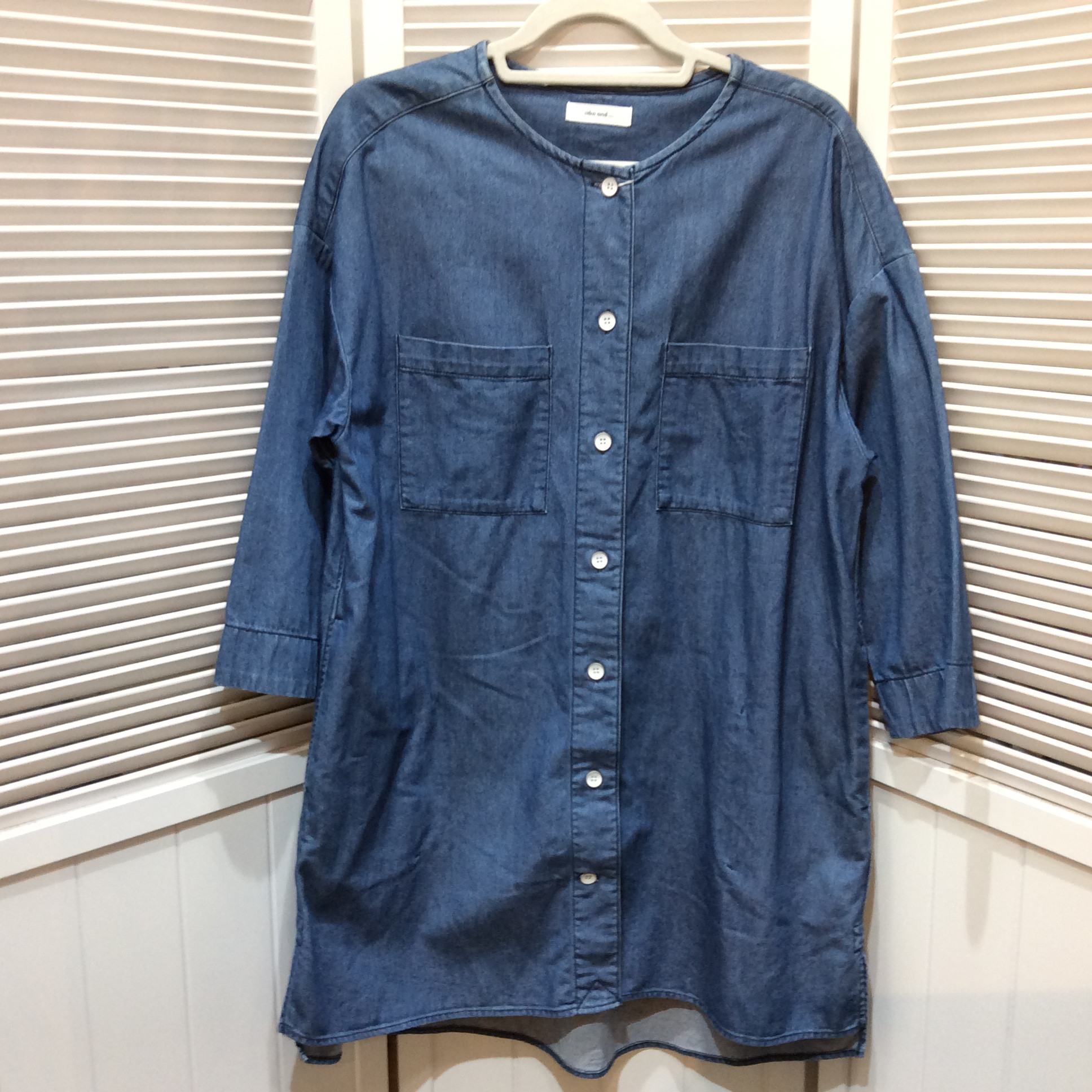 niko and …シャツチュニック フリーサイズ  ソフトデニム