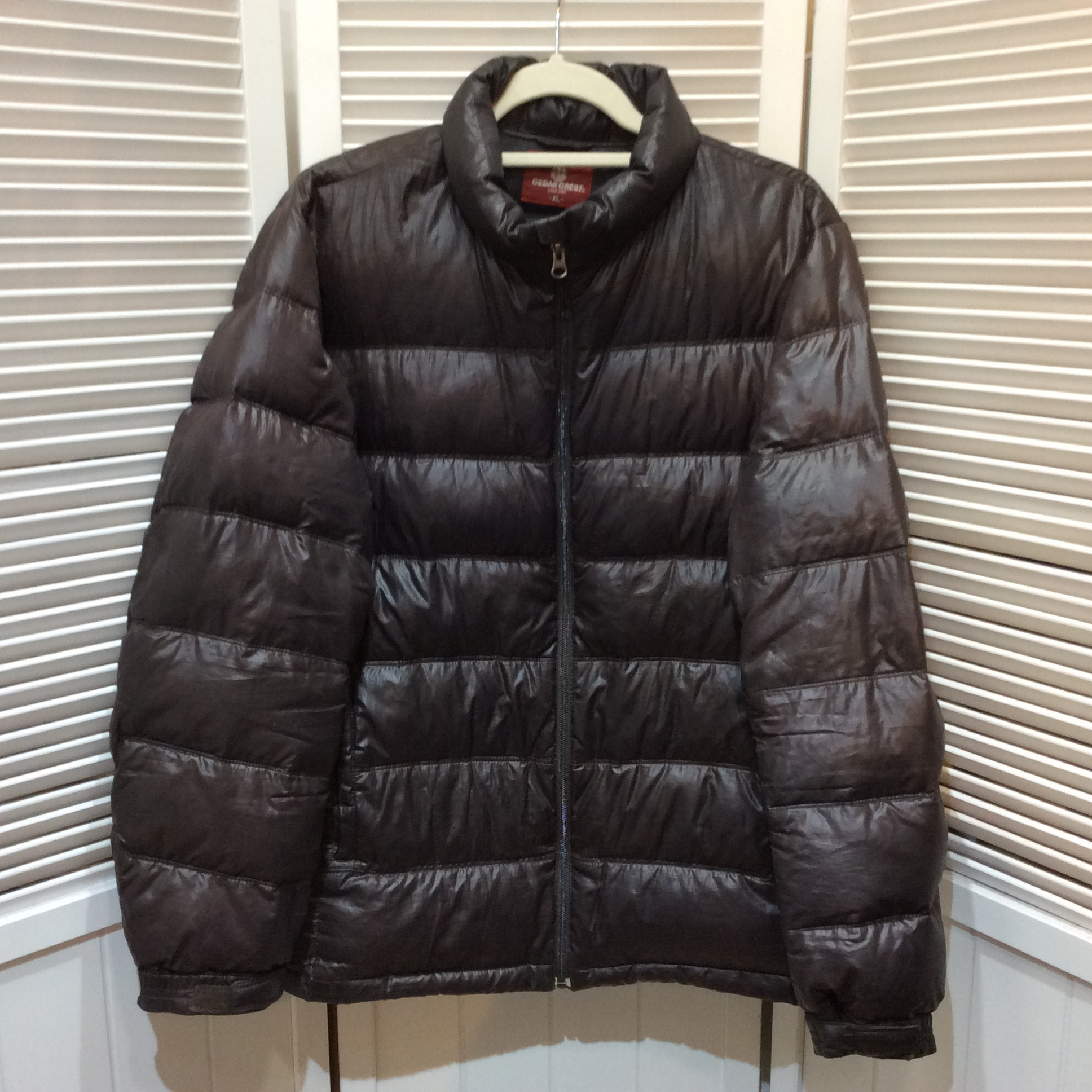 CEDAR CREST セダークレスト メンズ ダウンジャケット XL こげ茶