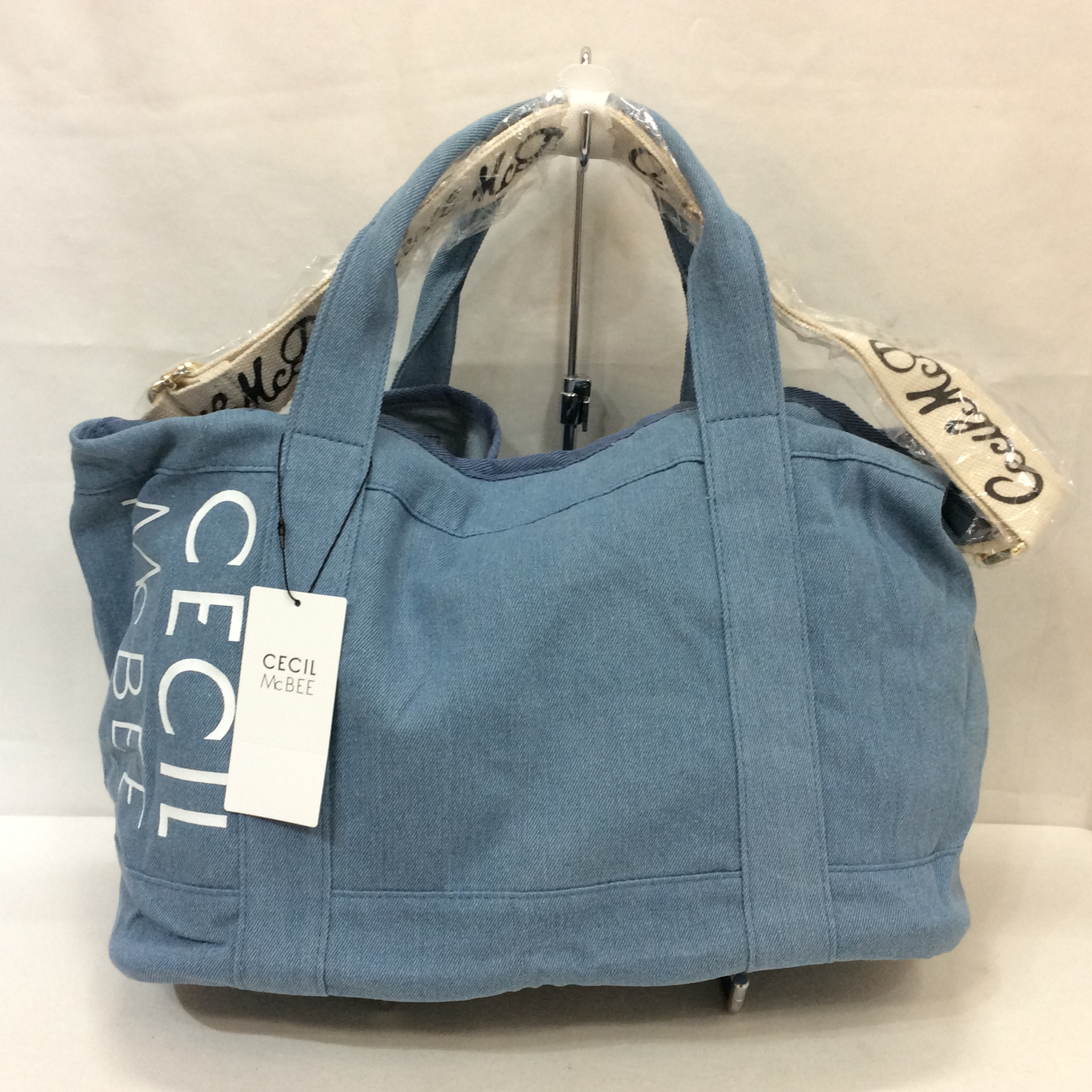 未使用☆CECIL McBEE セシルマクビー 2WAY デニムバッグ