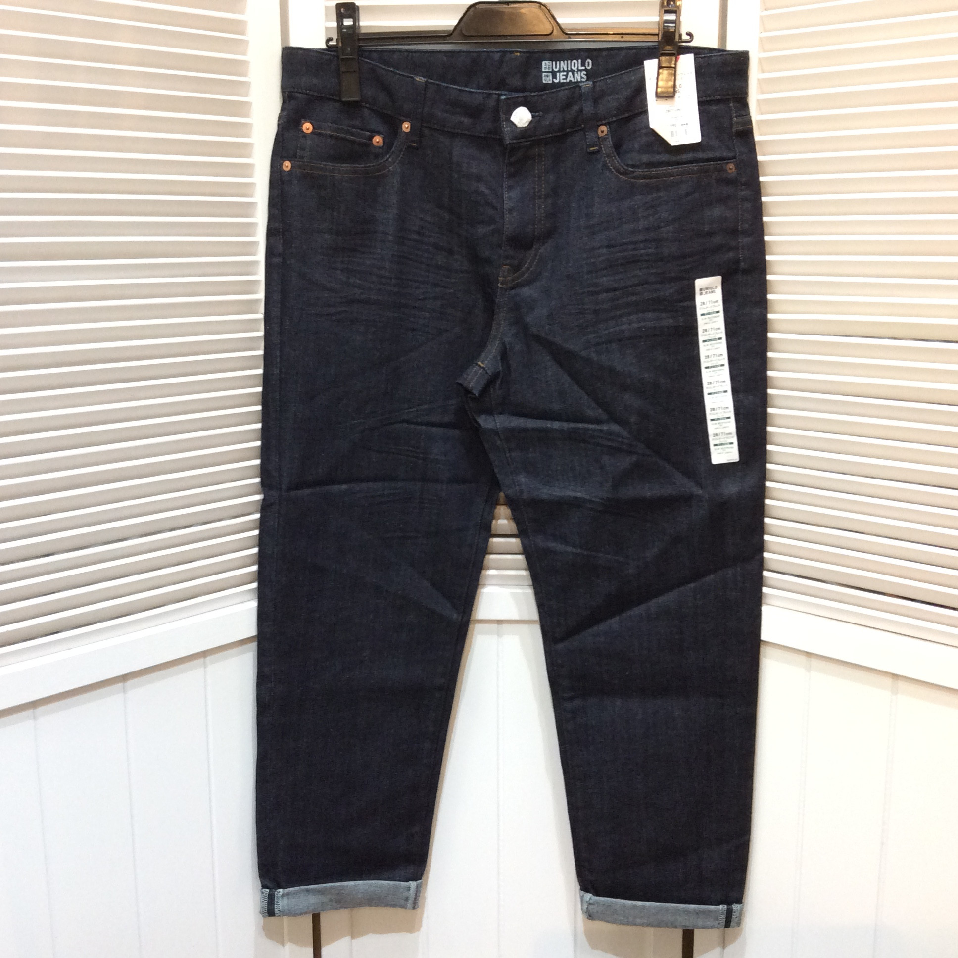 定価の半額❗️ユニクロ アンクルジーンズ ウエスト71cm