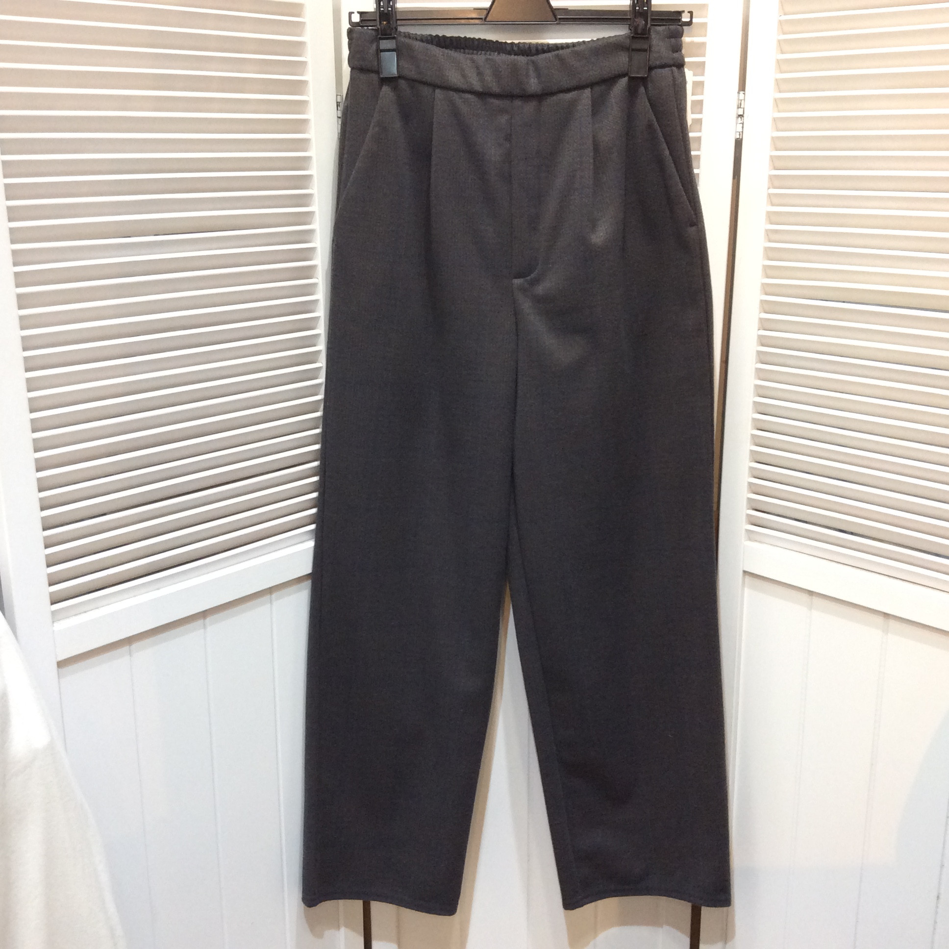 未使用 サマンサモスモス パンツ フリーサイズ    ダークブラウン／チェック柄