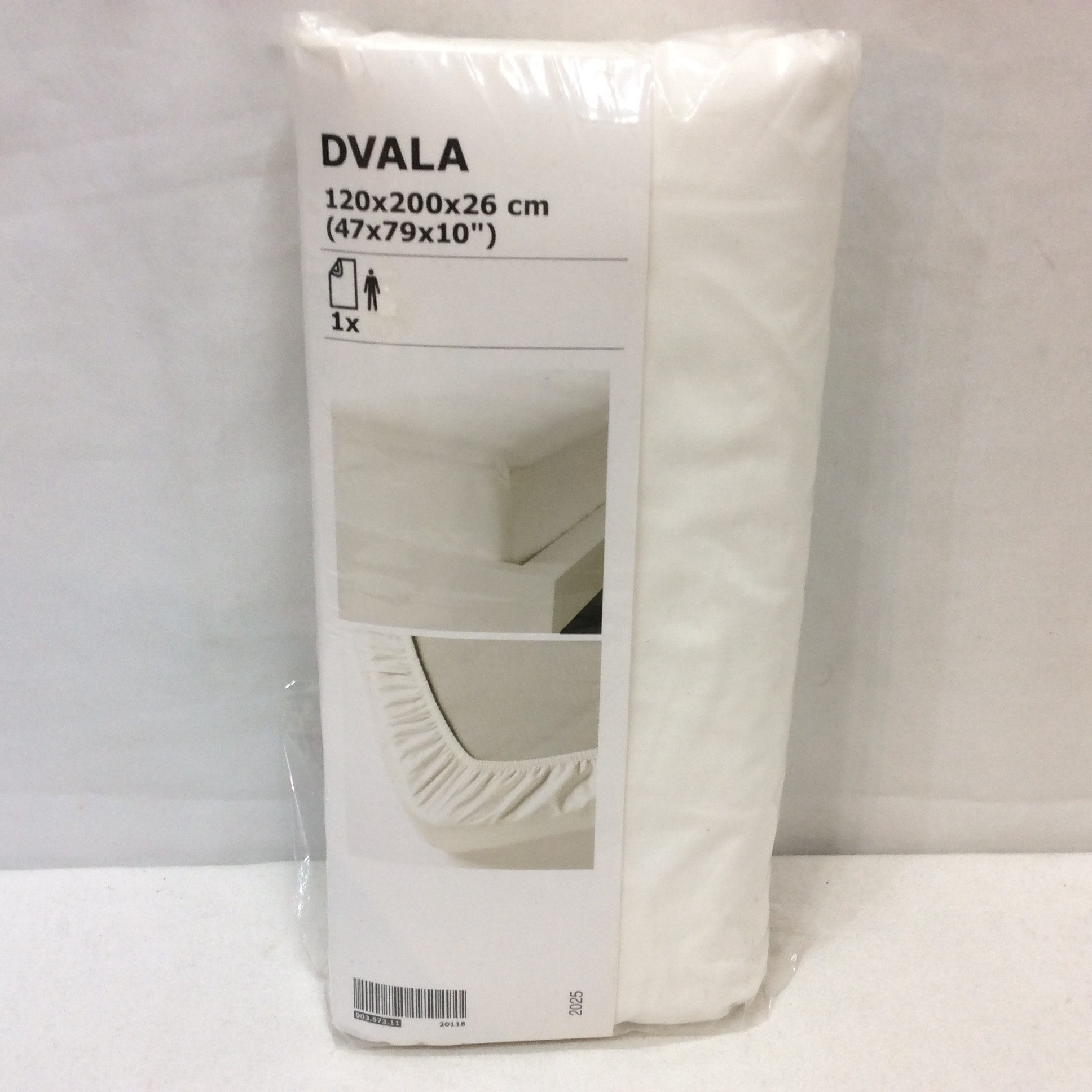 未使用☆IKEA イケア セミダブル ボックスシーツ ホワイト