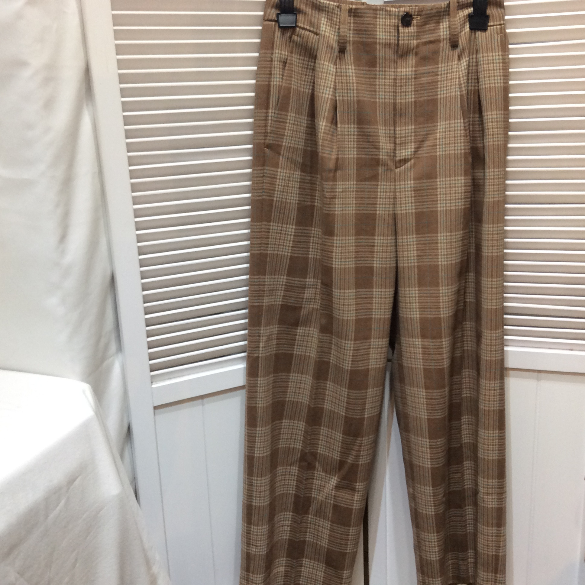 グリーンレーベル パンツ  サイズ34  チェック柄