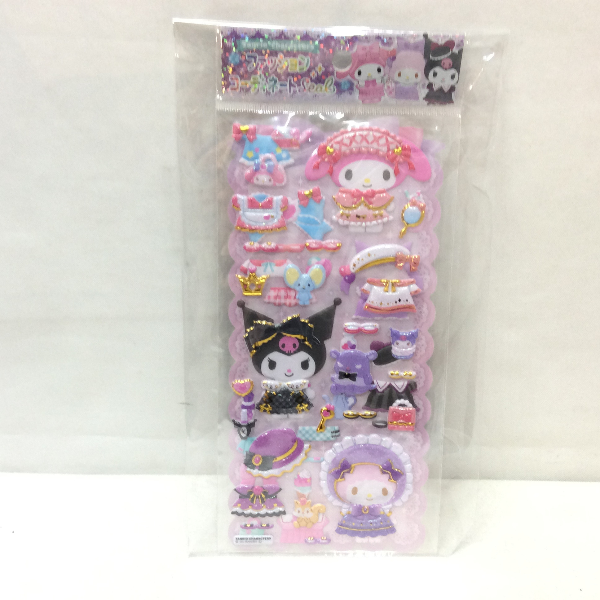 新品 マイメロ／クロミ  ファッションコーディネート シール