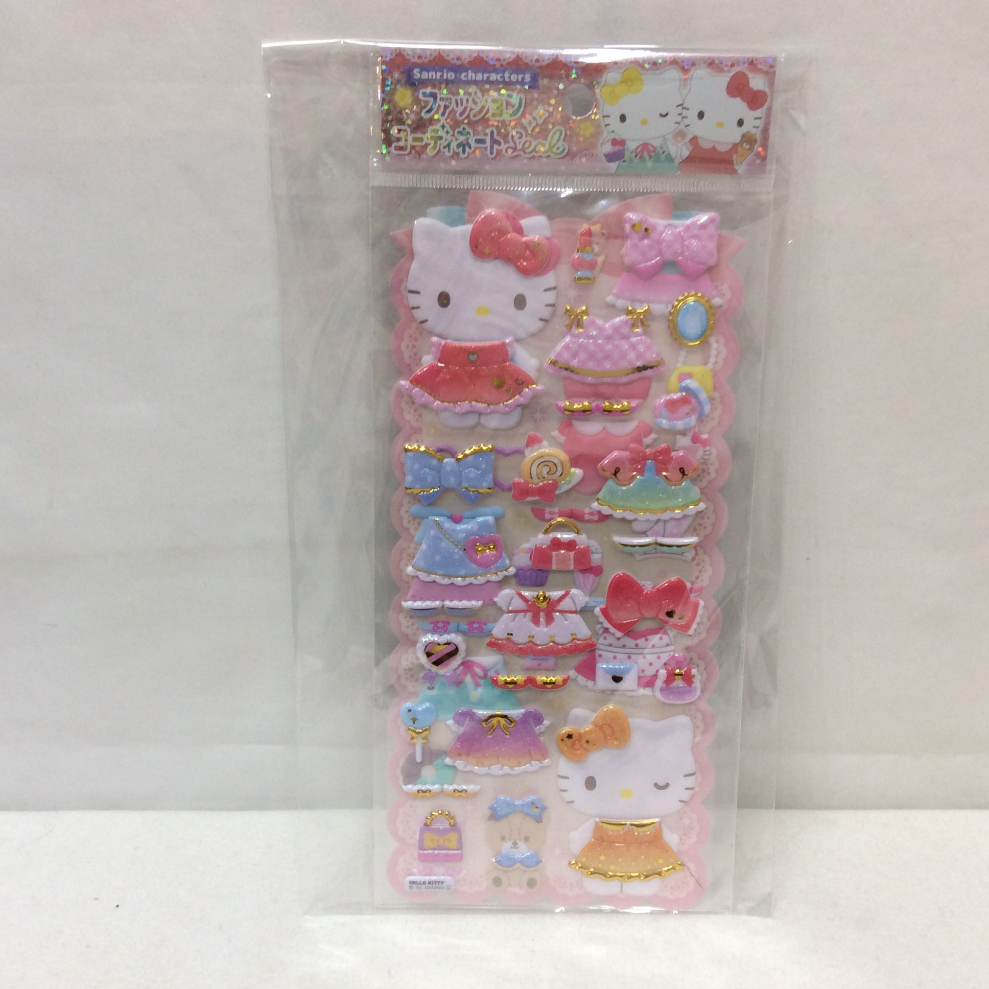 新品 ハローキティ ファッションコーディネート シール