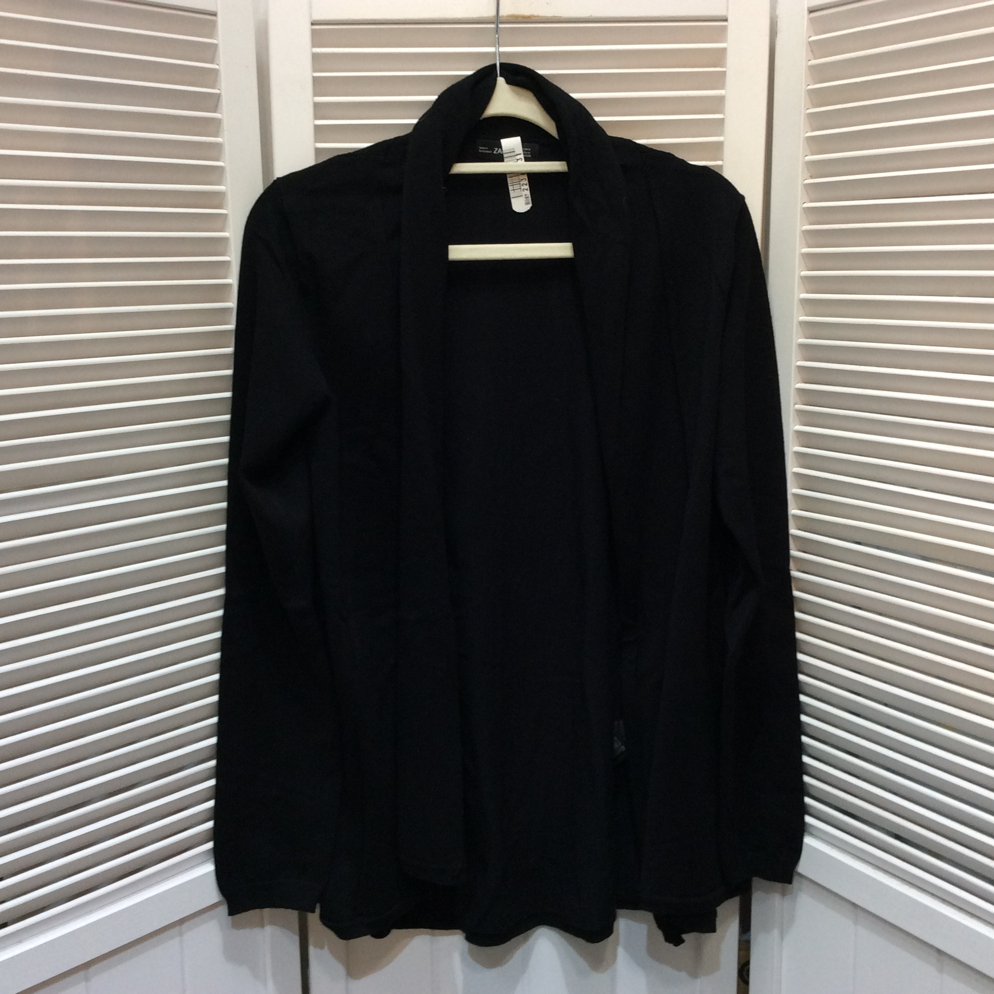 ZARA KNIT ザラ レディース カーディガン M ブラック
