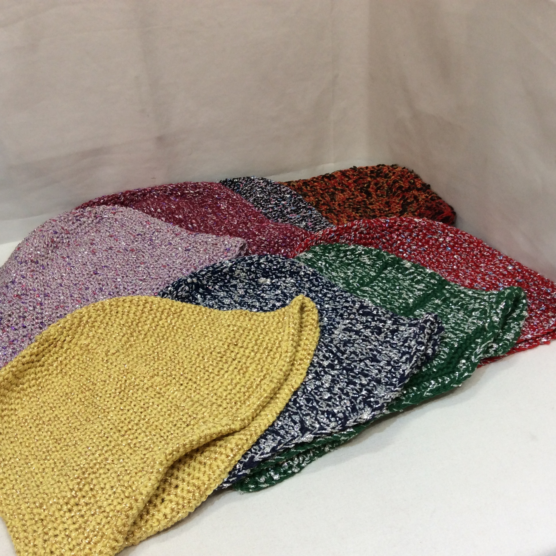 未使用 手編みニット帽子  各種