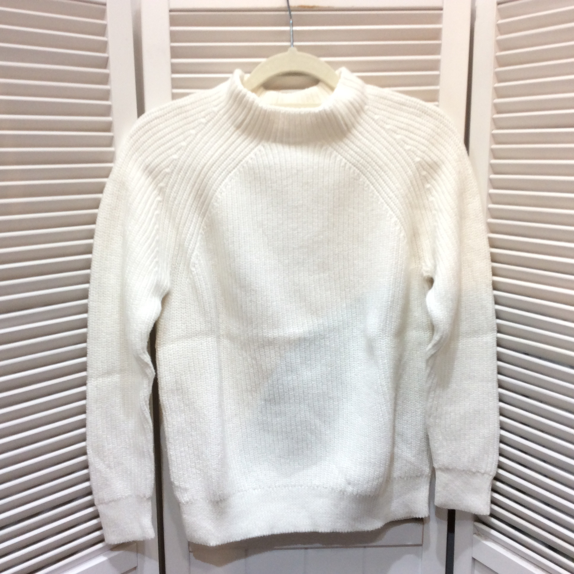 無印良品 レディース 綿セーター M ホワイト