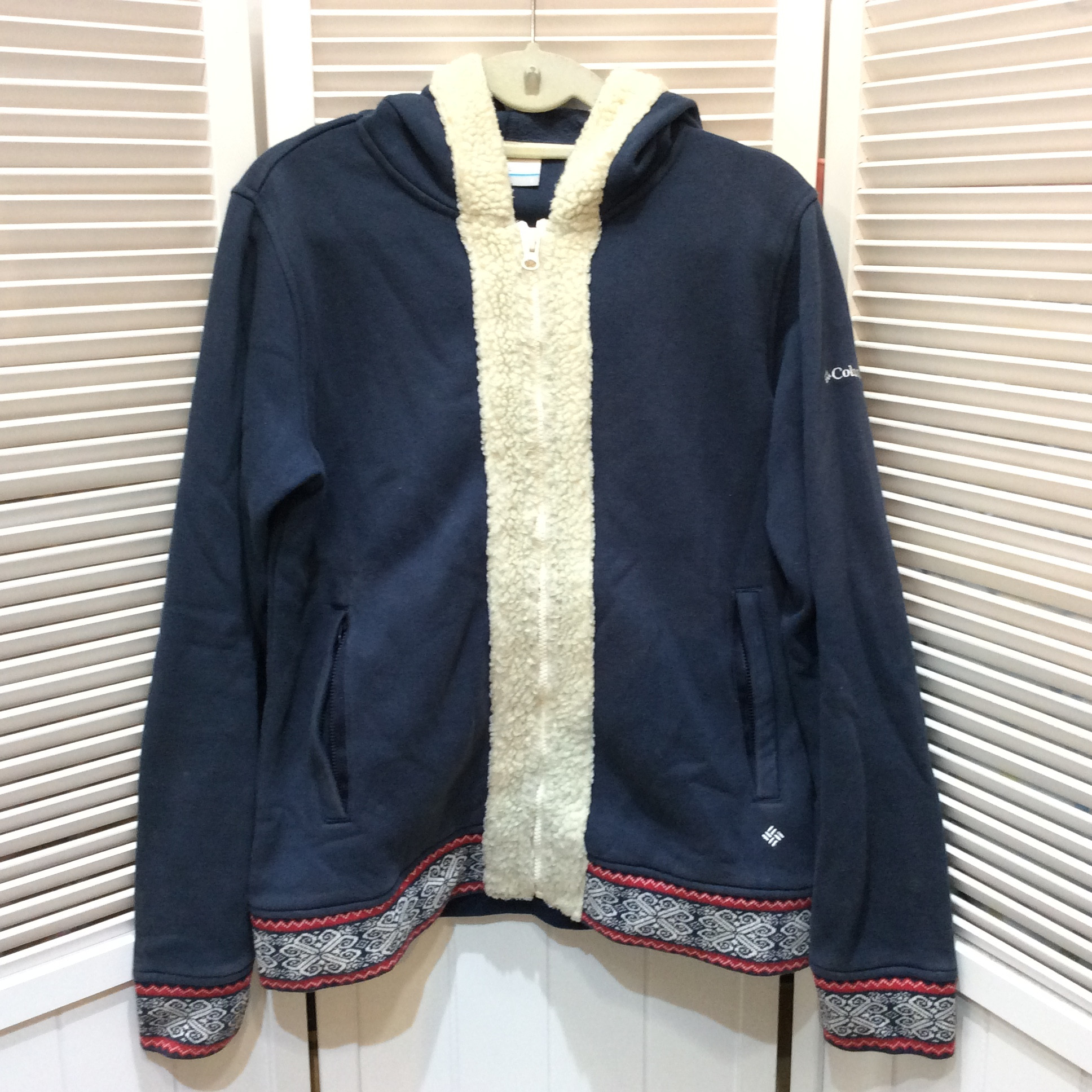 コロンビア パーカー L ブルー