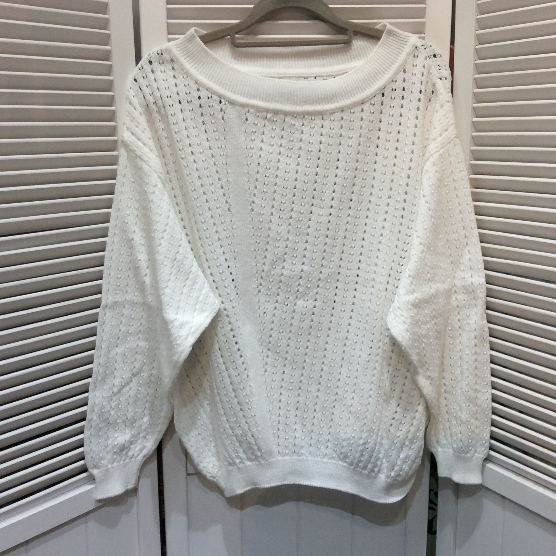 EPOCA エポカ  コットンセーター サイズ40  ホワイト 美品