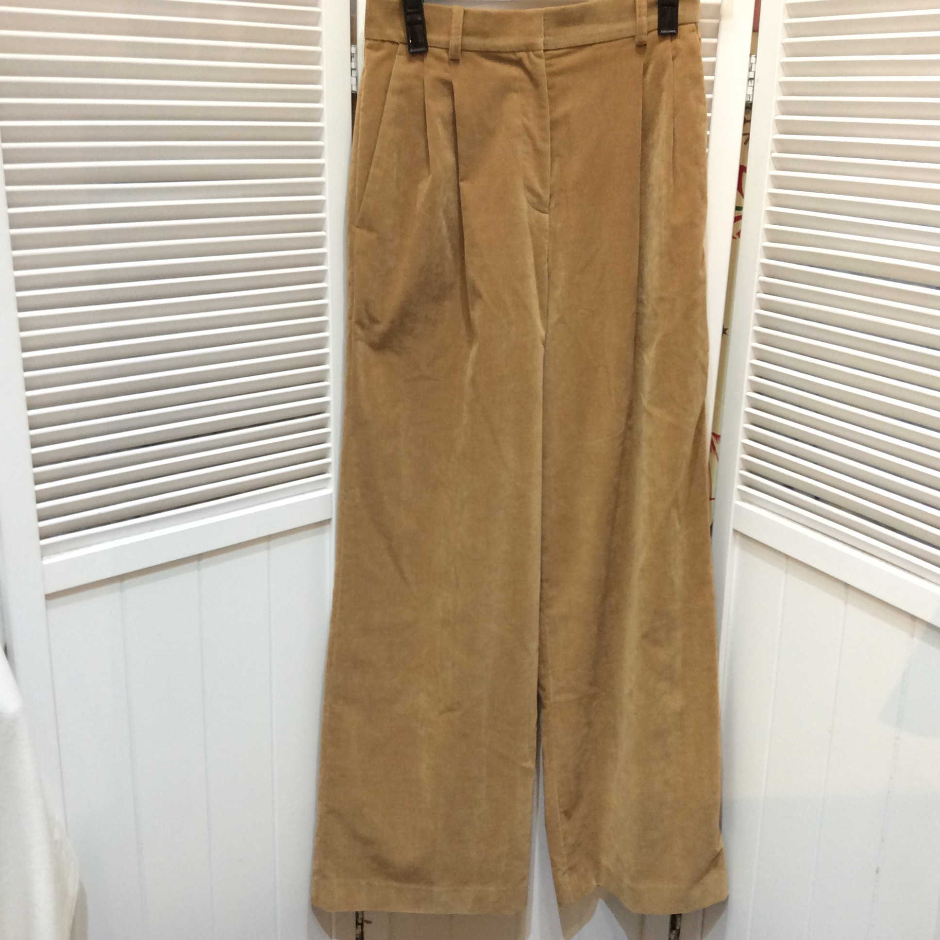 DUAL VIEW ワイドパンツ  サイズ40 (小さめ） ベージュ美品