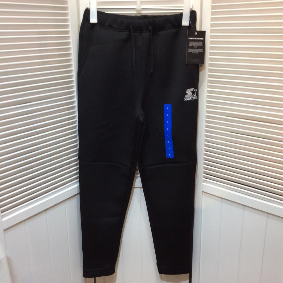 新品☆STARTER BLACK LABEL スターター ブラックレーベル メンズ スウェットパンツ L ブラック