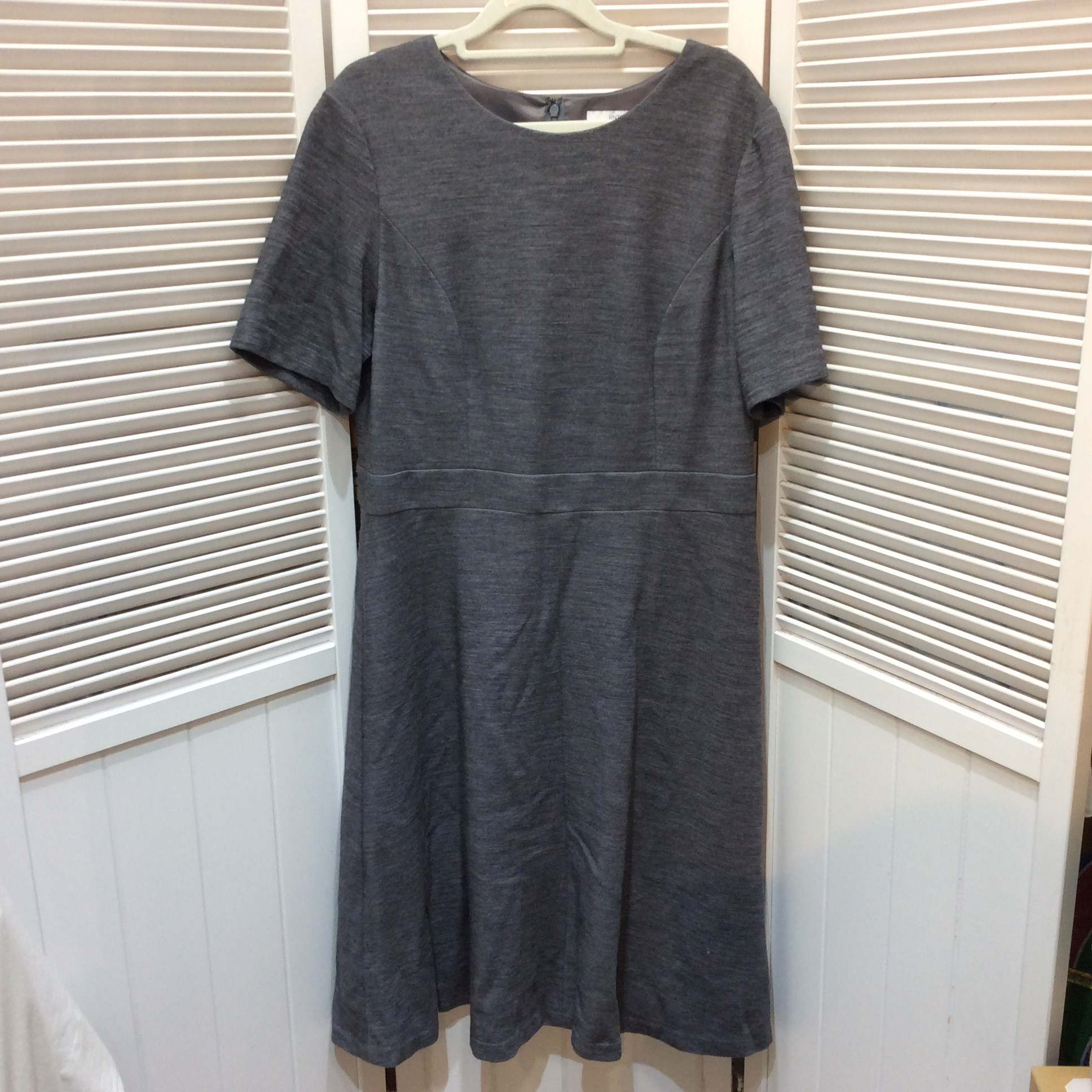 アンタイトル 半袖ワンピース 44 グレー