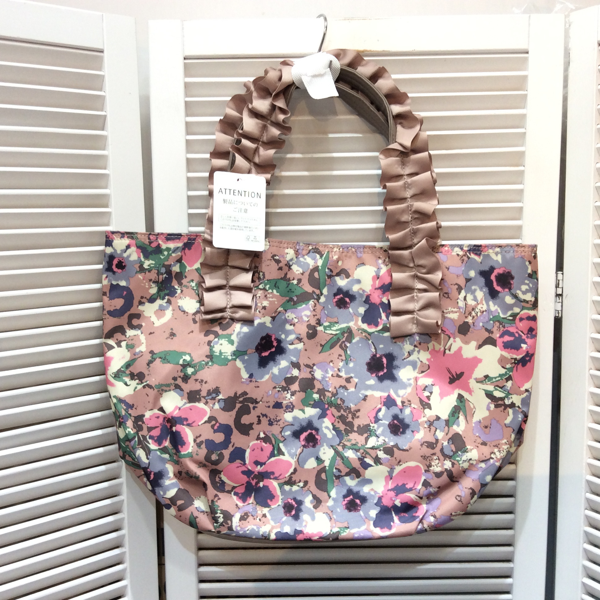 新品 ITS’DEMO トートバッグ  花柄