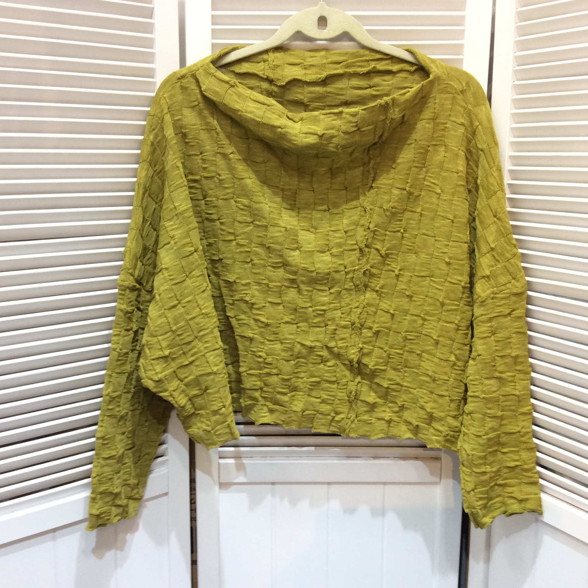 センソユニコ  ドルマンスリーブカットソー サイズ38  カーキ系 美品