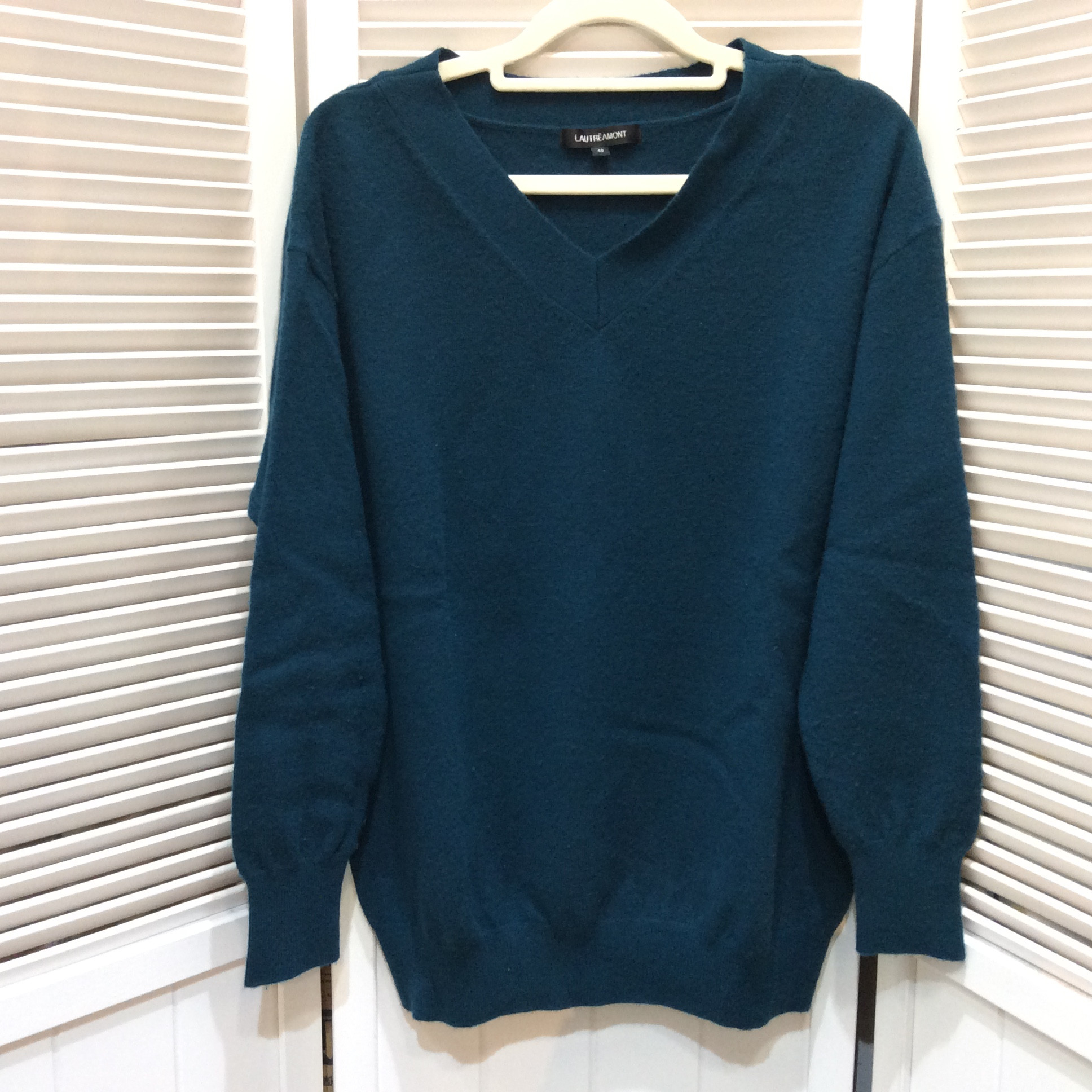 ロートレアモン カシミヤ混Vネックセーター サイズ40  