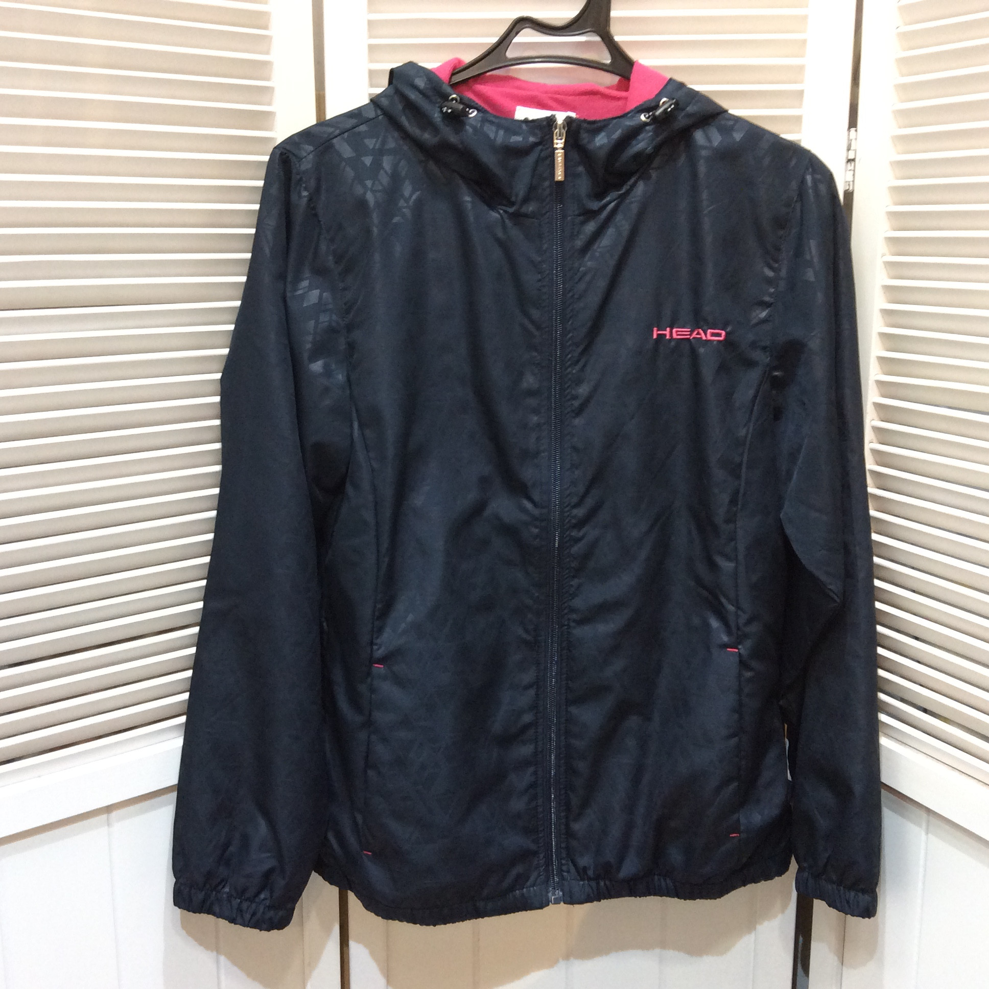 HEAD 裏あったかナイロンパーカー  婦人Mサイズ  黒柄