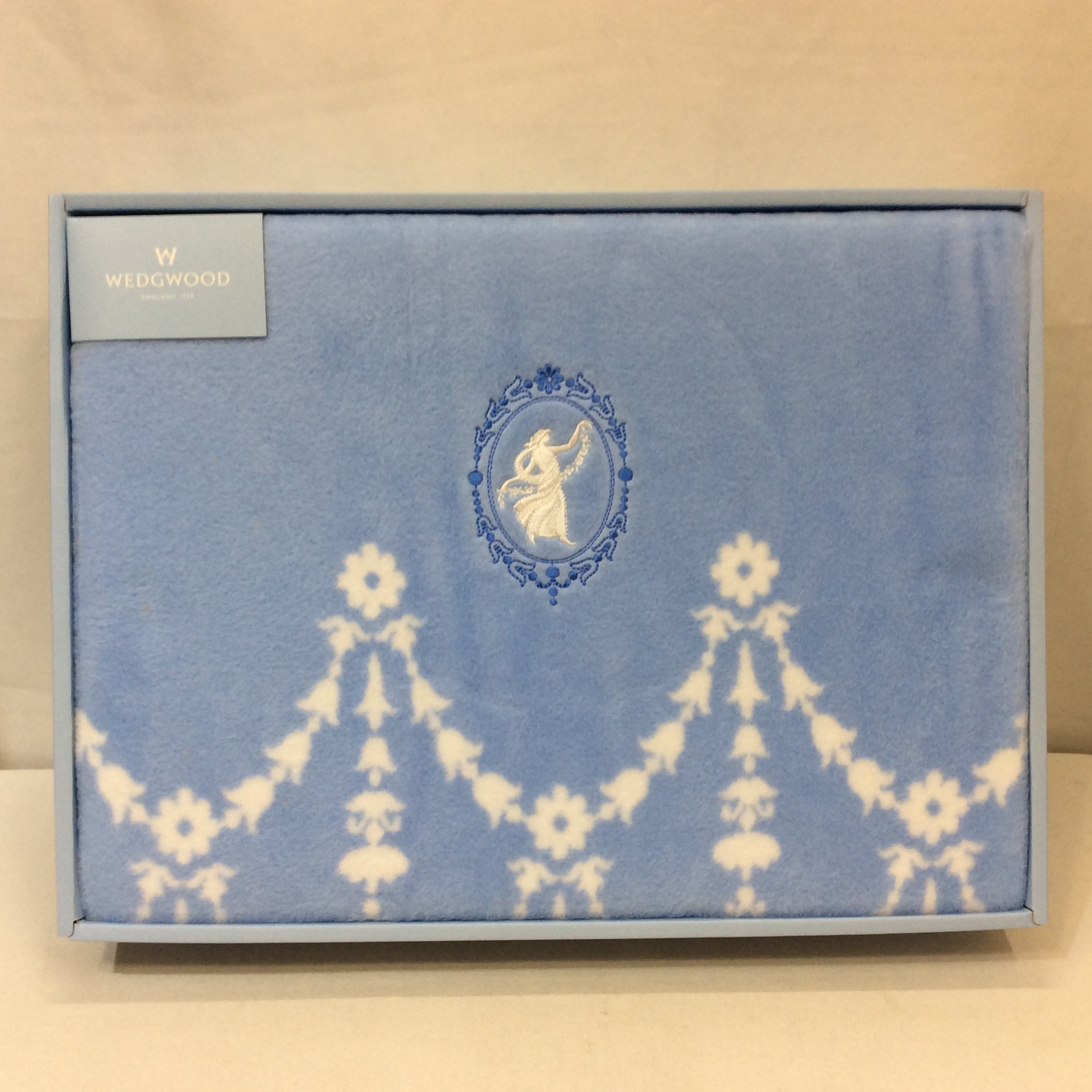 未使用☆WEDGWOOD ウェッジウッド 綿毛布