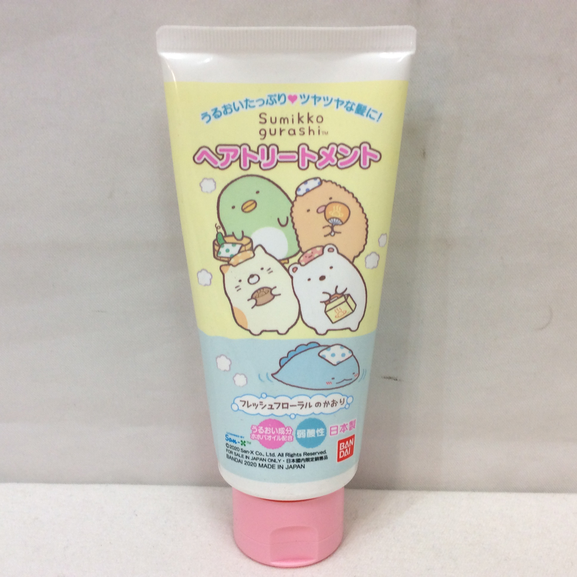 値下げ❗️新品☆バンダイ すみっコぐらしヘアトリートメント フレッシュフローラルのかおり 130g