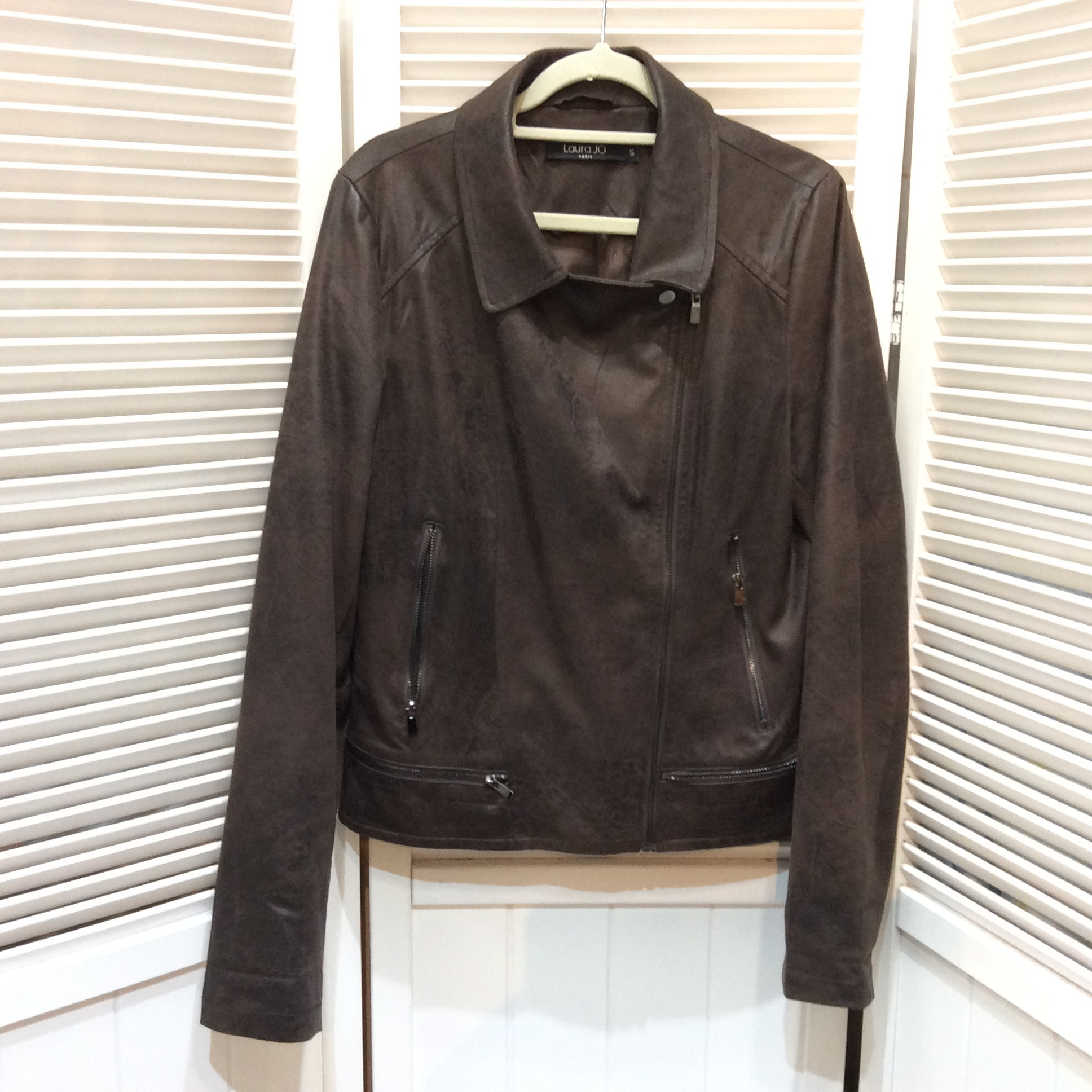 ライダースジャケット  Sサイズ  ダークブラウン