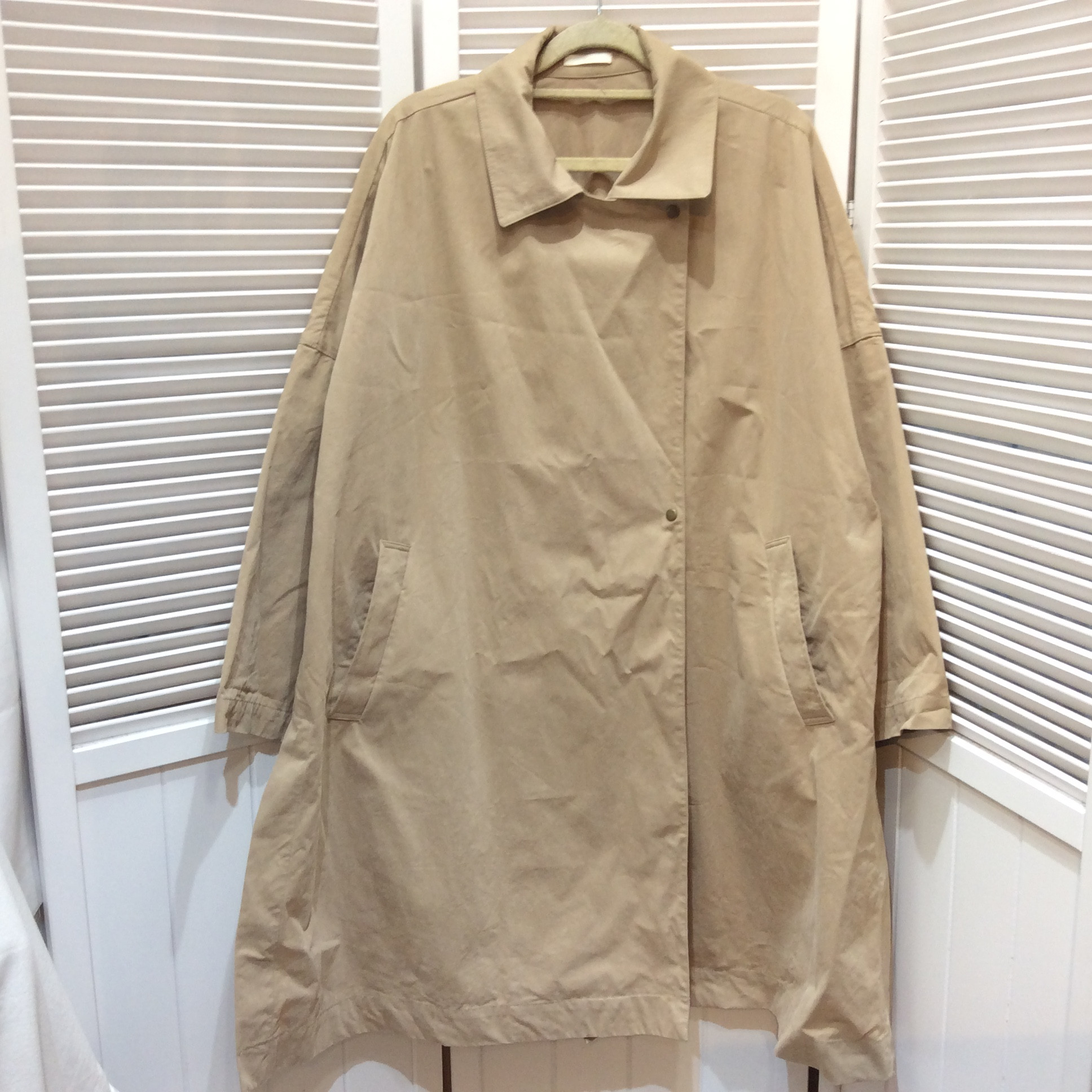セレクトショップ購入  トレンチコート  フリーサイズ   ベージュ 美品