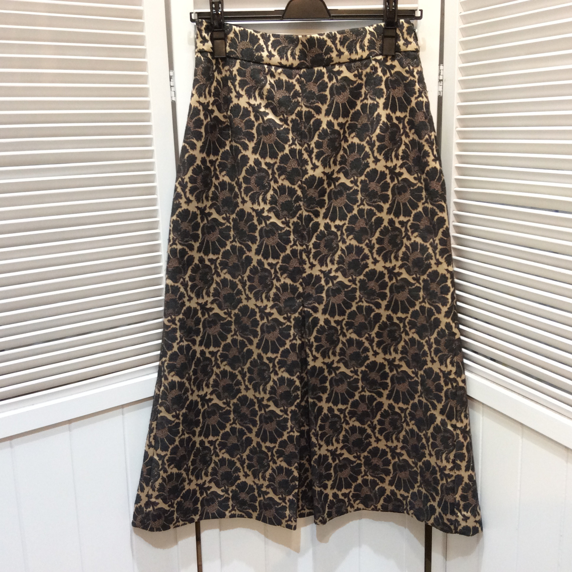 OPAQUE.CLIP スカート   サイズM  ベージュ×ブラック柄