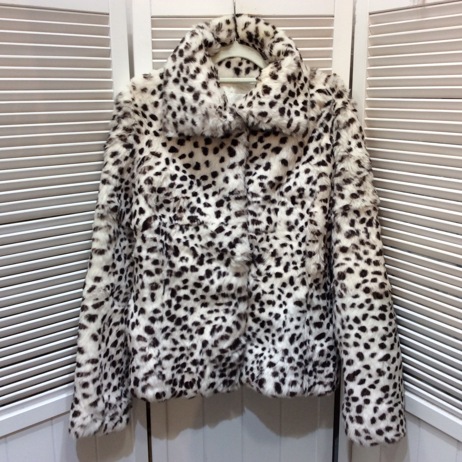 TO BE CHIC トゥービーシック ラビットファージャケット 40 アニマル柄