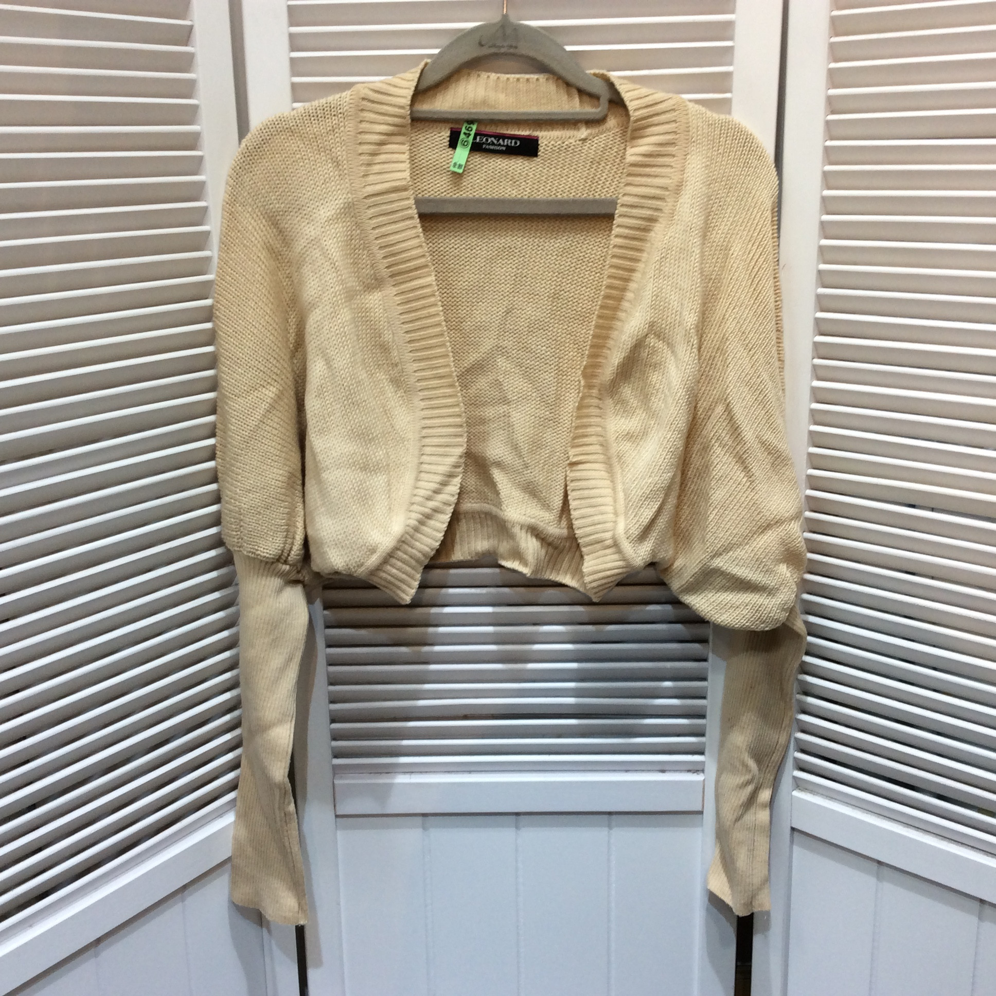 LEONARD レオナール ウール×シルク ボレロ 2