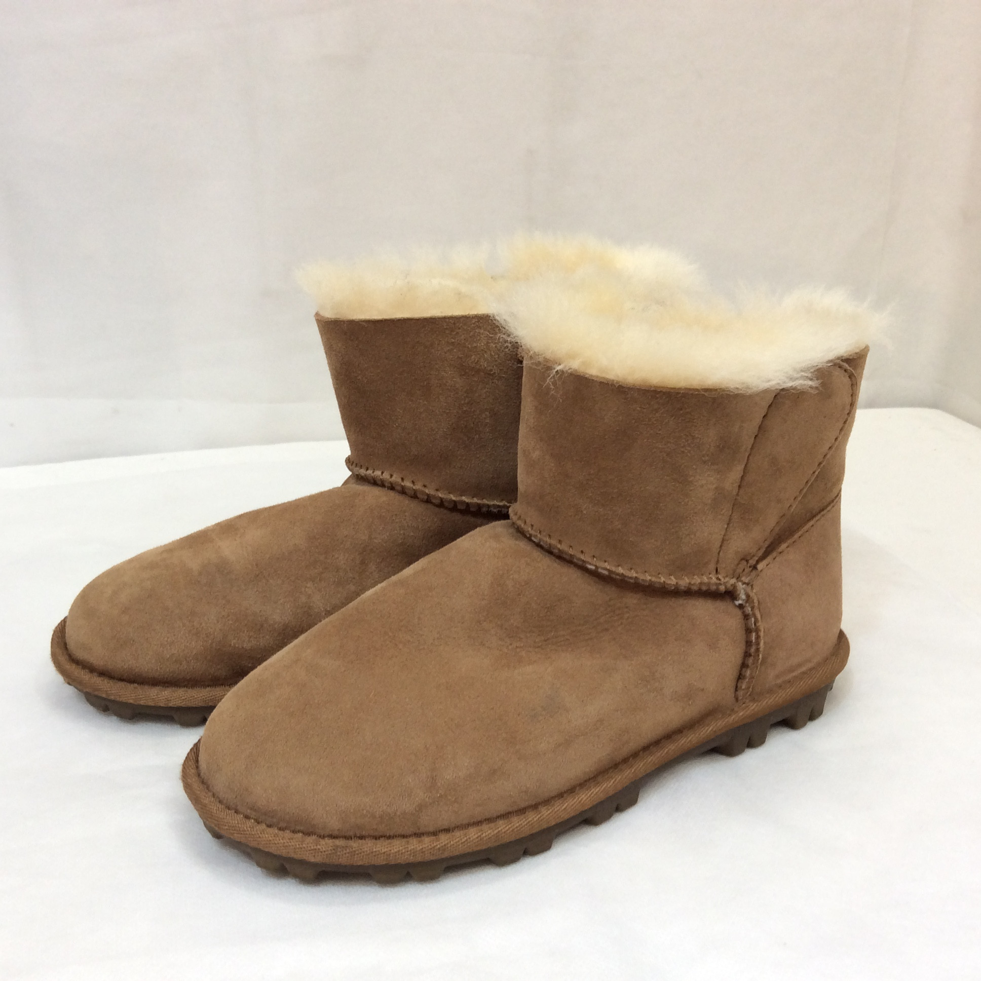 ムートン ショートブーツ  22cm ベージュ