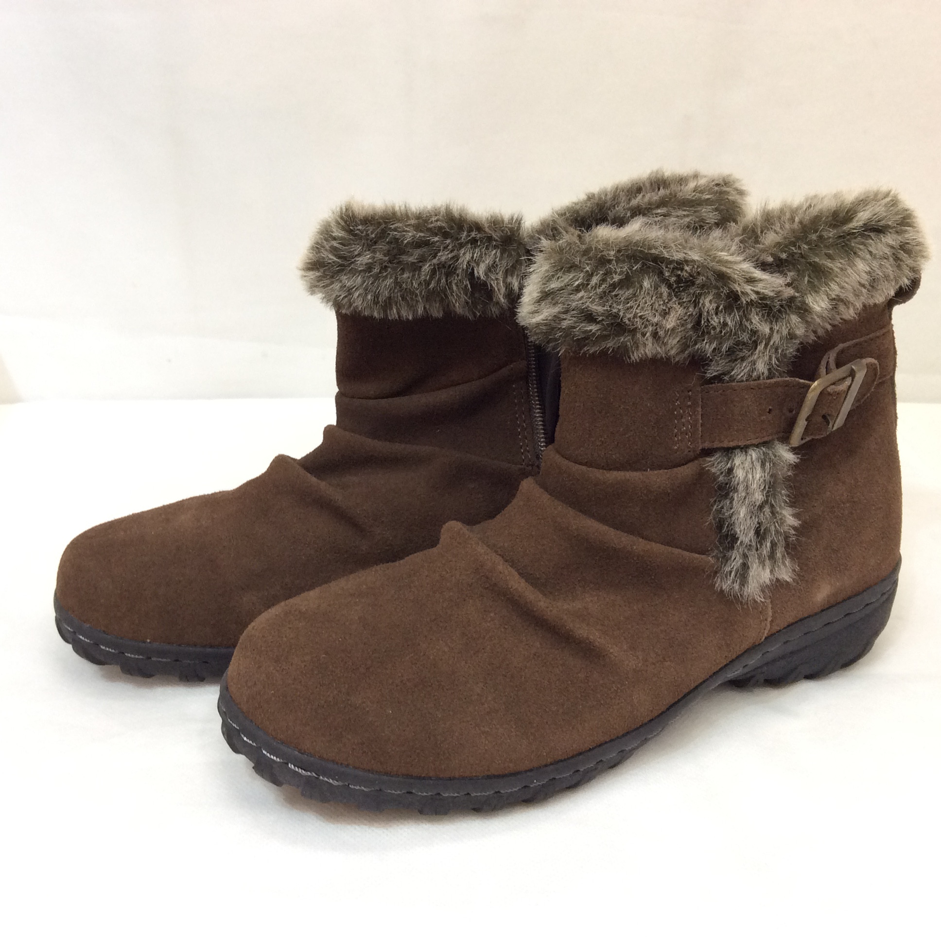 KHOMBU ショートブーツ 25cm ダークブラウン