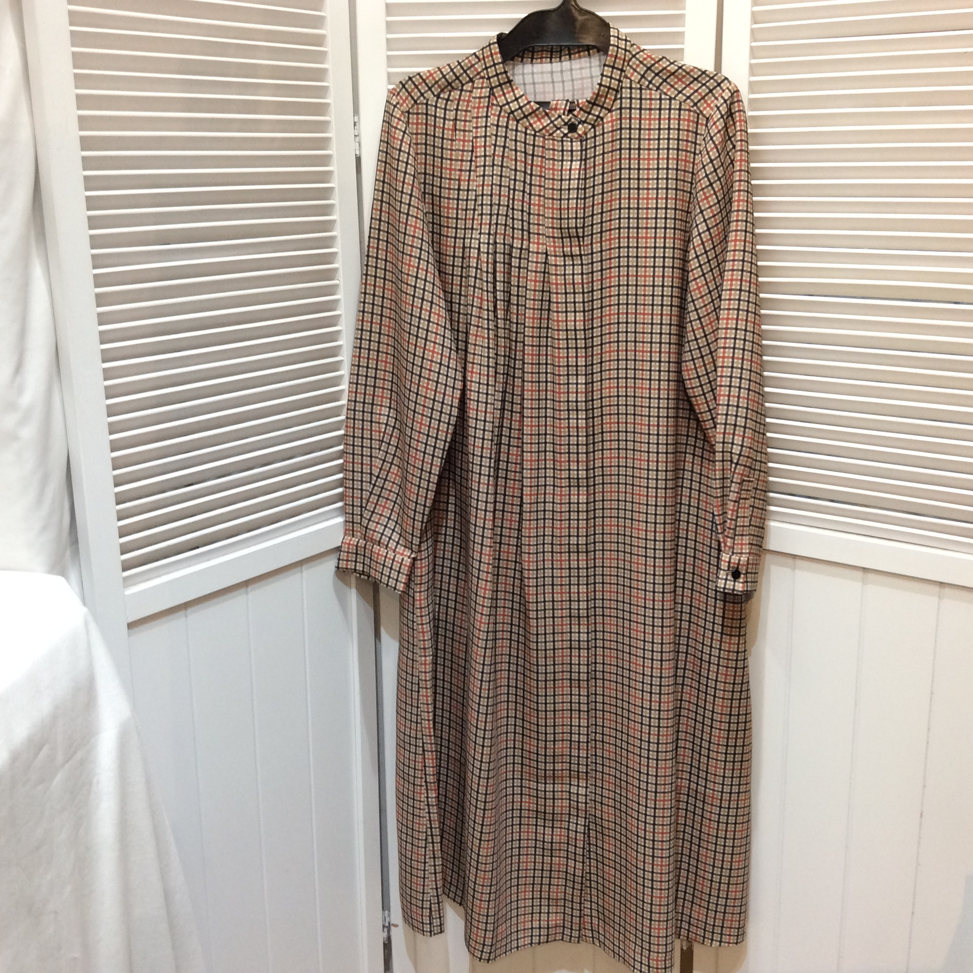 マッキントッシュフィロソフィー ロングワンピース サイズ38  チェック柄  超美品