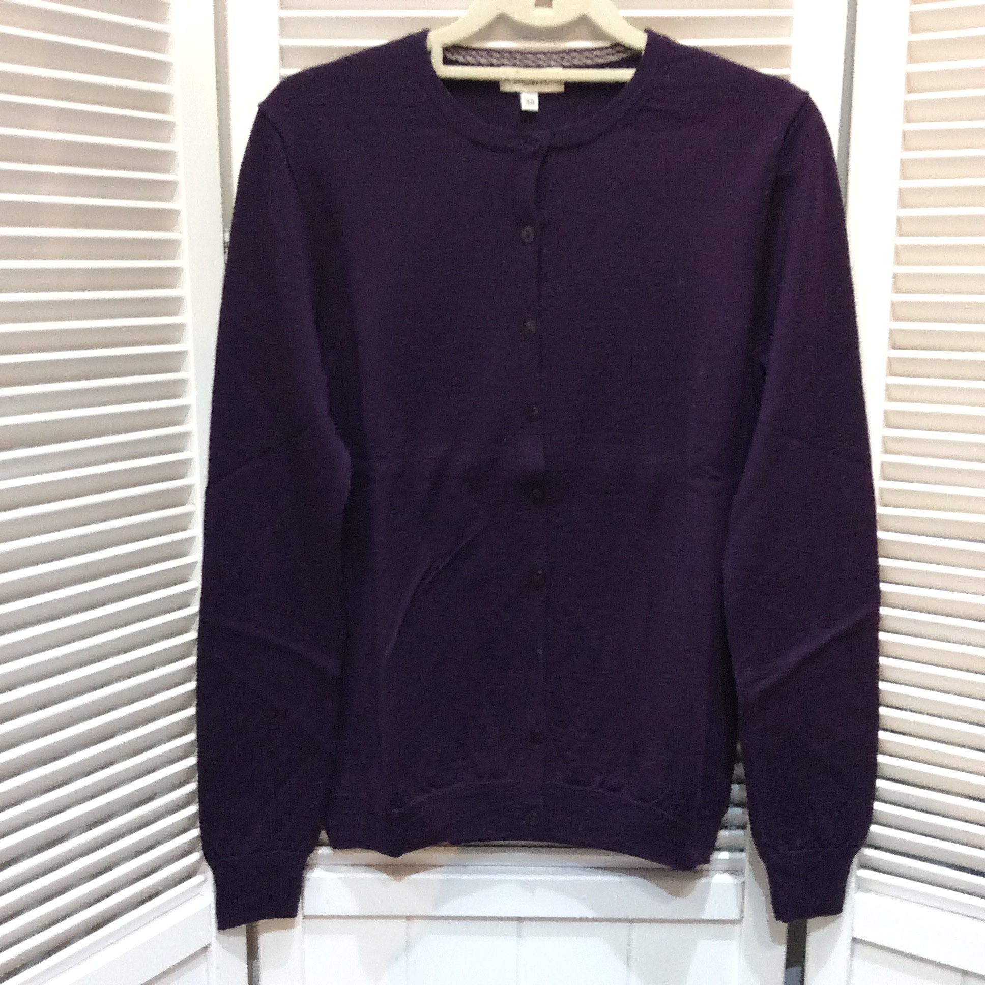 SCAPA スキャパ カーディガン サイズ38  ダークパープル