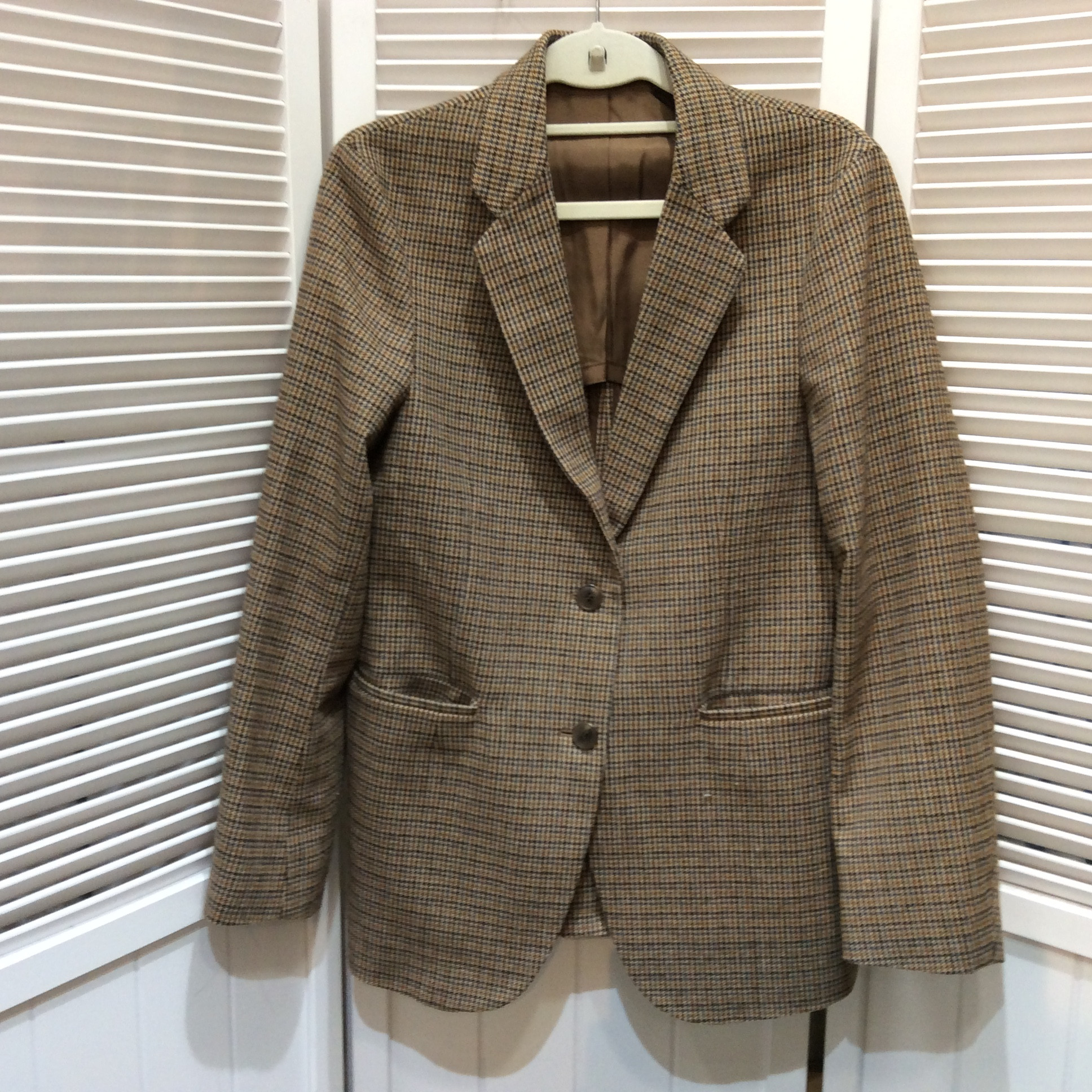 ユニクロ ジャケット  Mサイズ  チェック柄