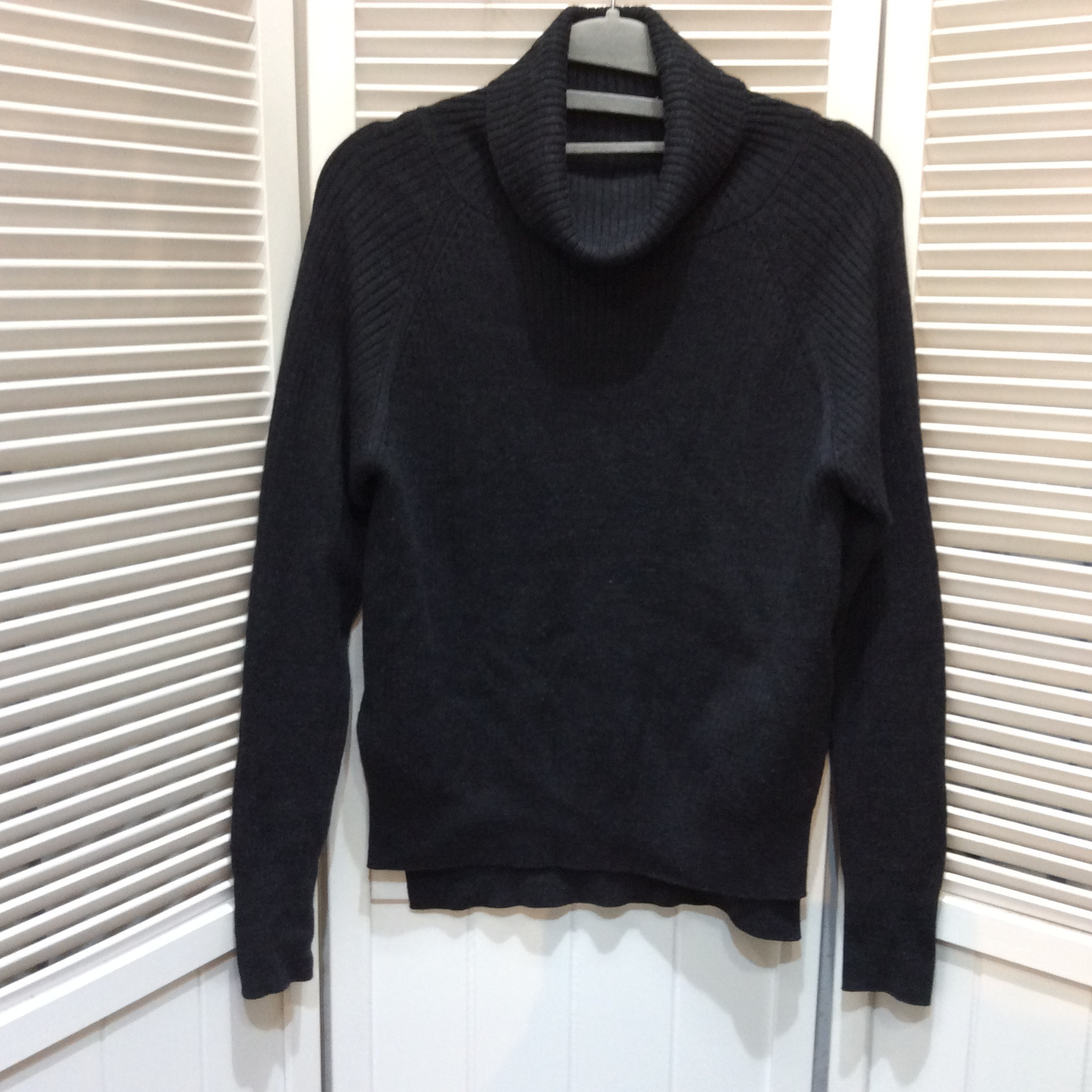 ROPE ロペ  タートルセーター  サイズ38  チャコールグレー