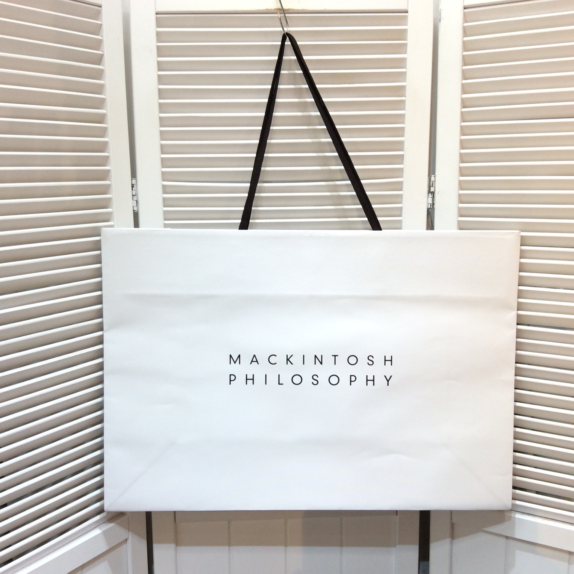 マッキントッシュフィロソフィー 紙袋  大  No2
