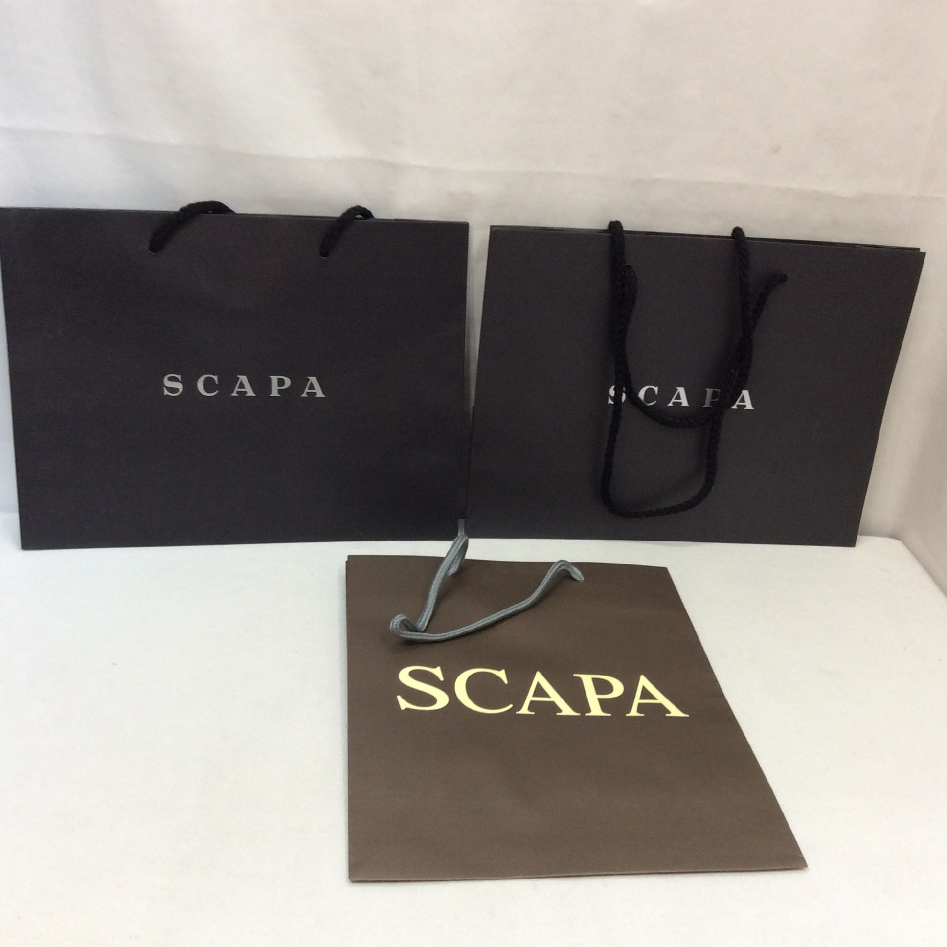 SCAPA 紙袋 中 3枚セット  No12