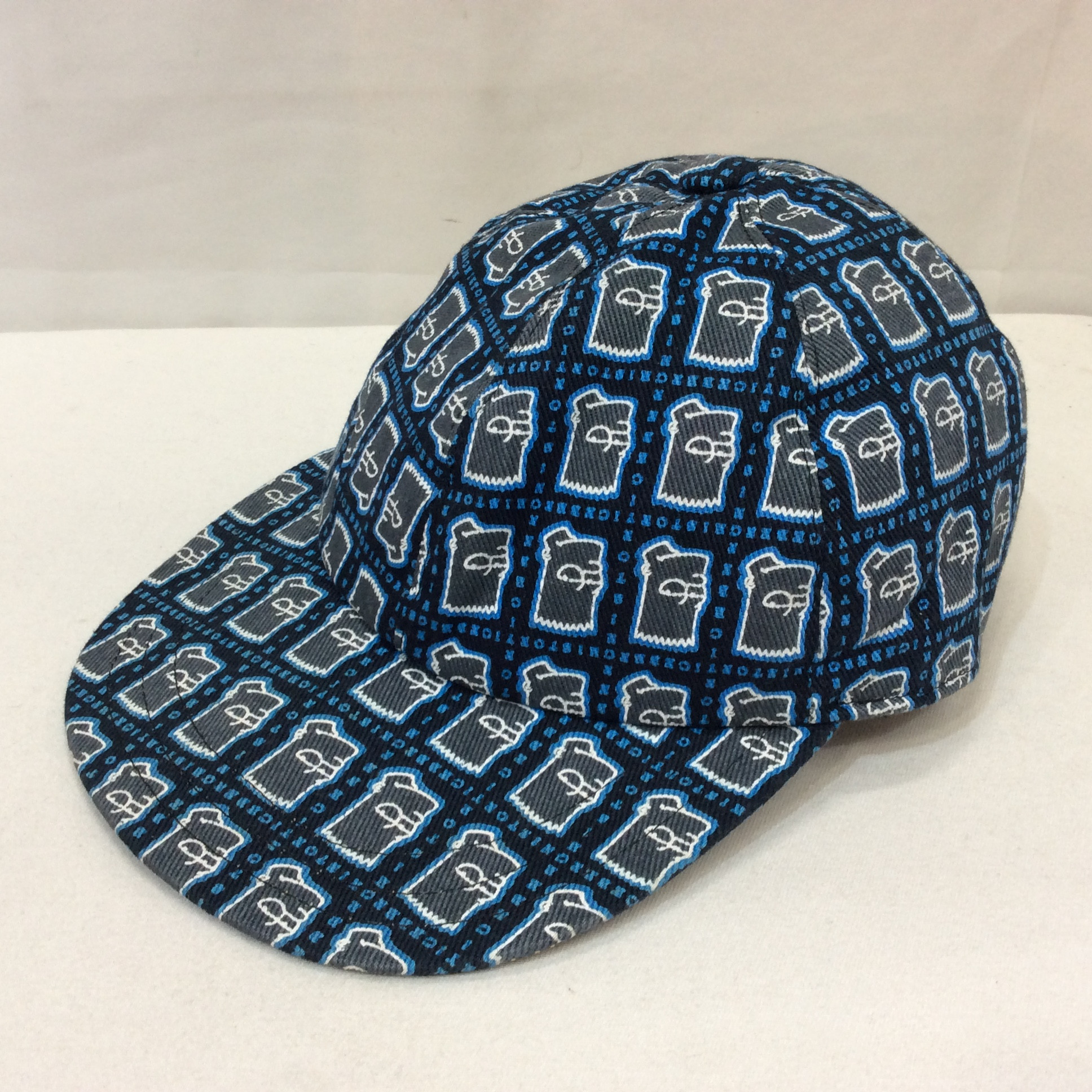 ICEBERG アイスバーグ 中綿入りキャップ ブルー柄