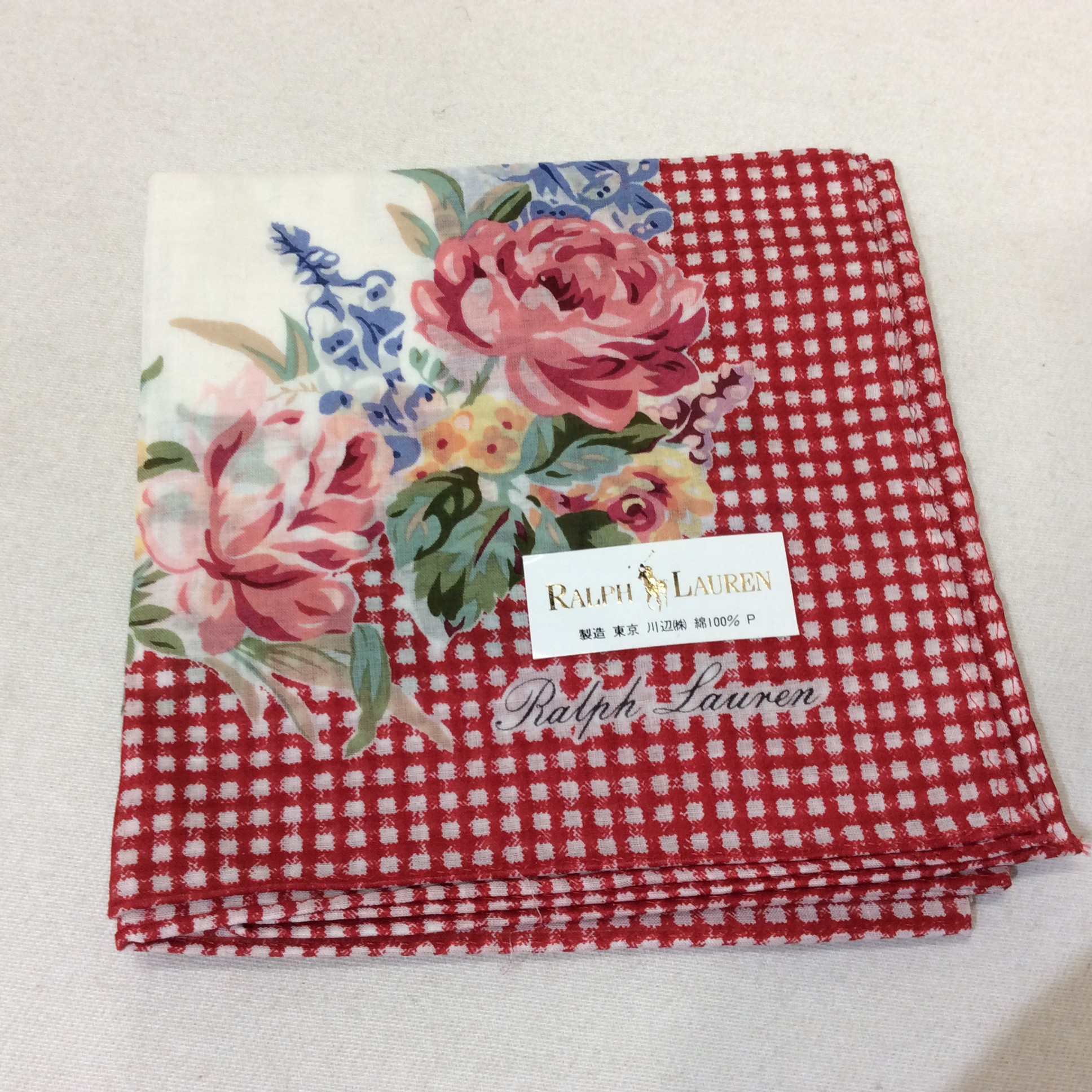 未使用☆ラルフローレン ハンカチ