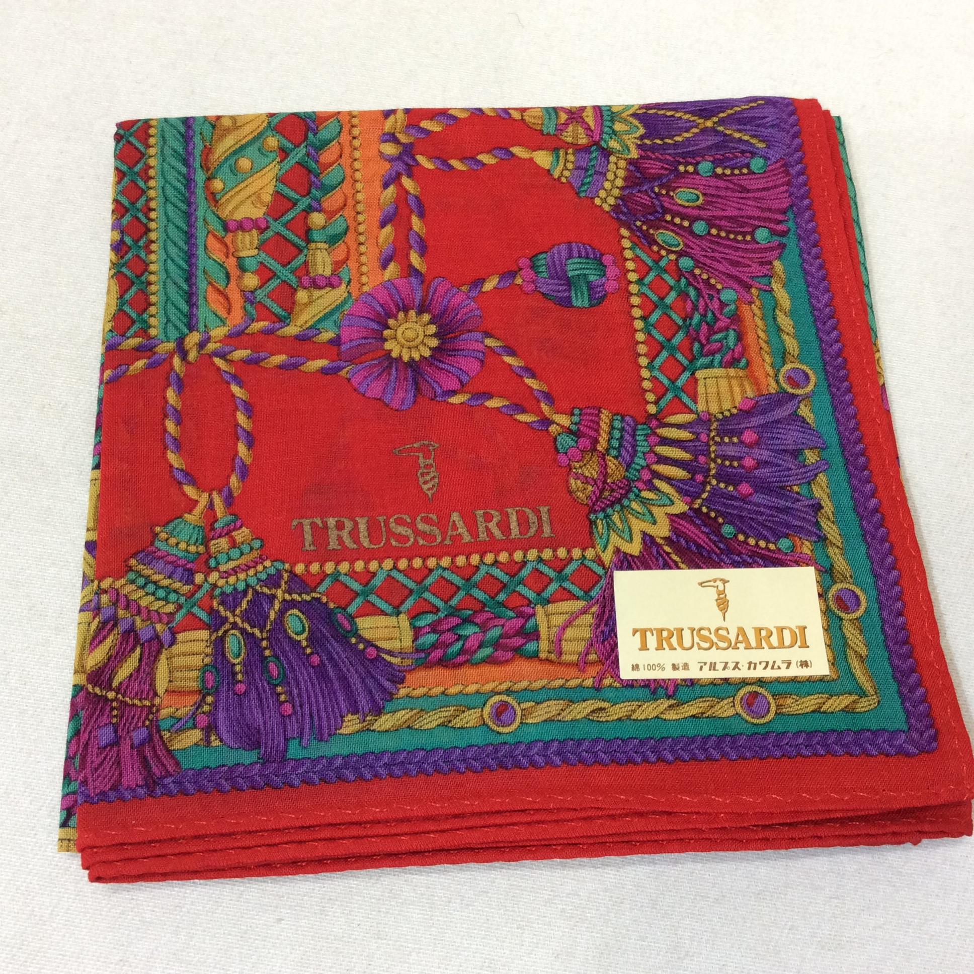 未使用☆トラサルディー ハンカチ