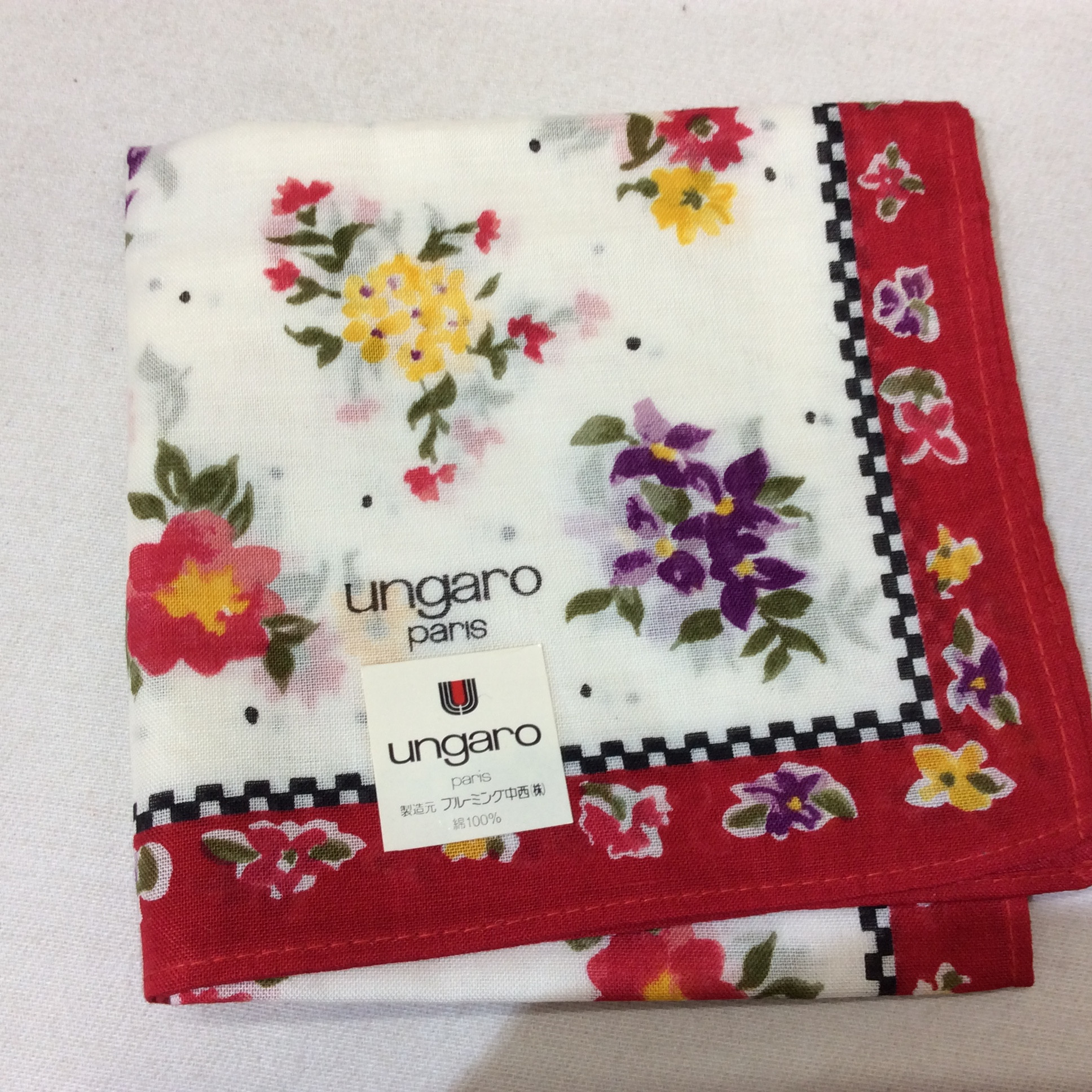 未使用☆ウンガロ ハンカチ