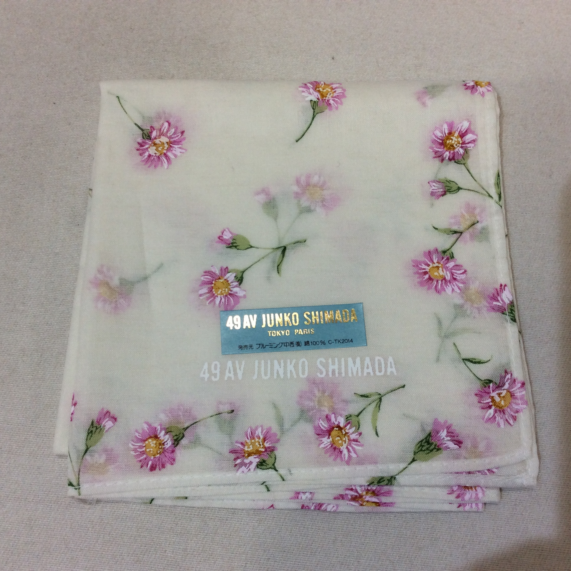 未使用☆49AV JUNKO SHIMADA ハンカチ